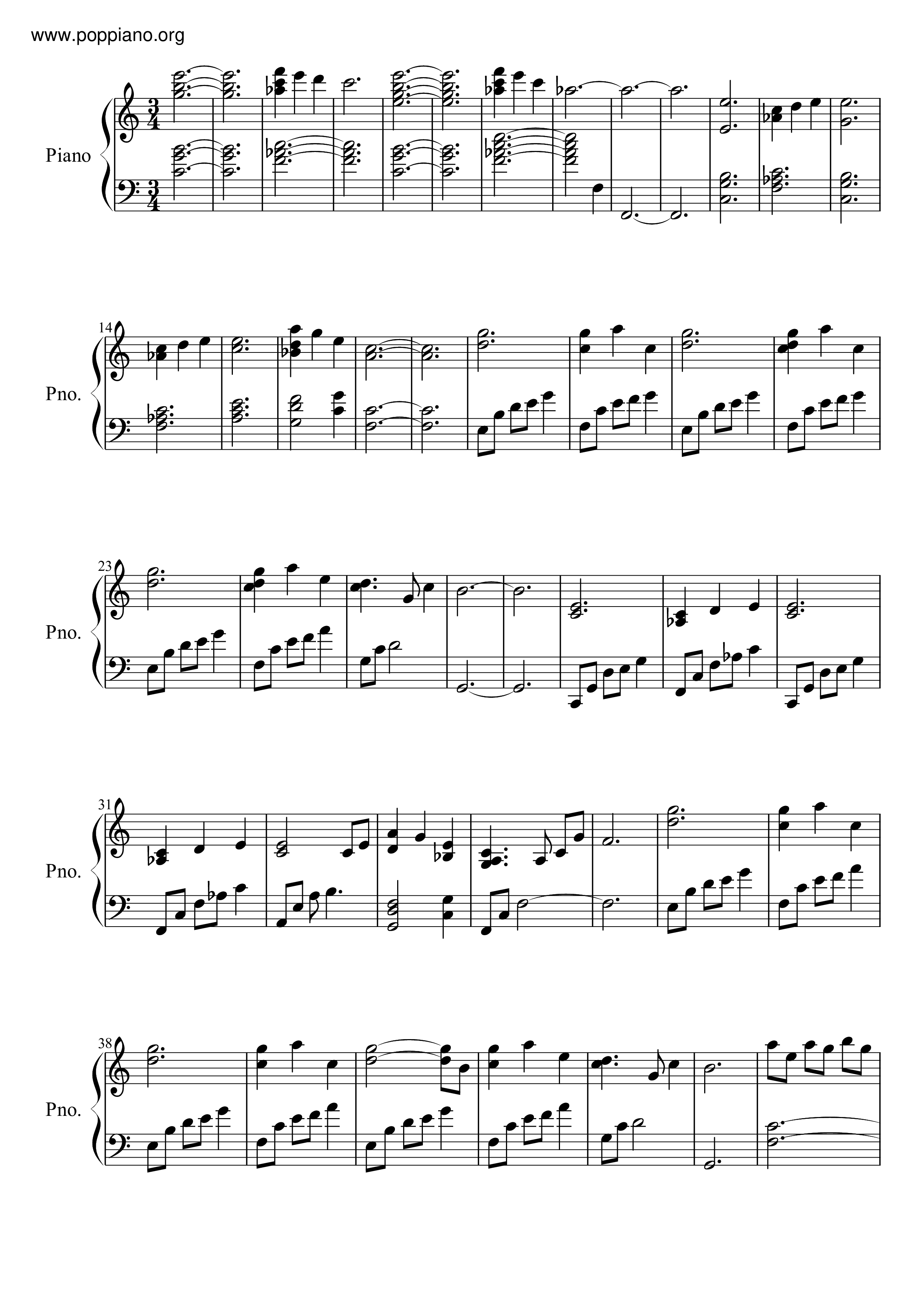 Hidamari Michi Score
