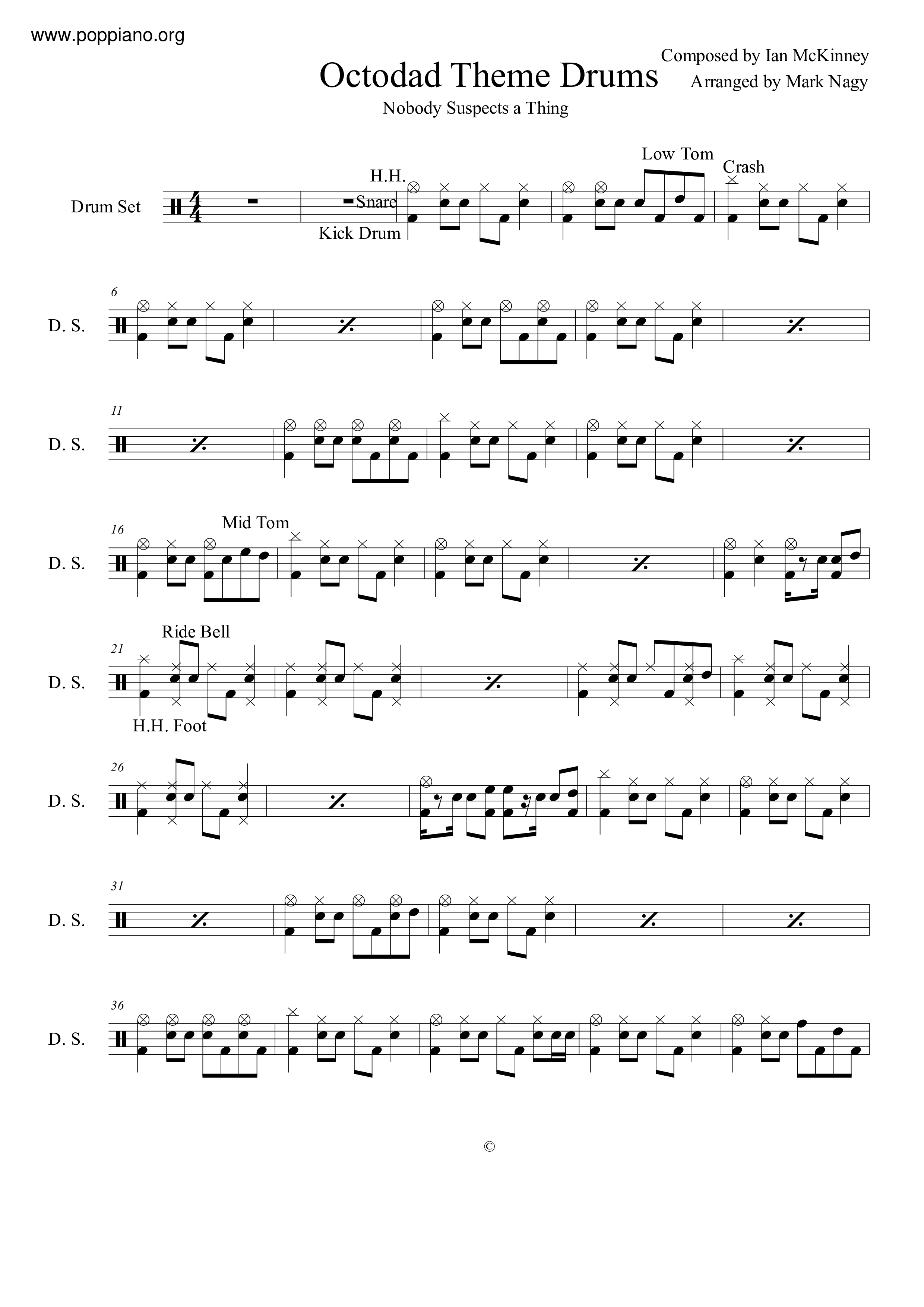 Octodad 2 Theme: Nobody Suspects A Thing Score