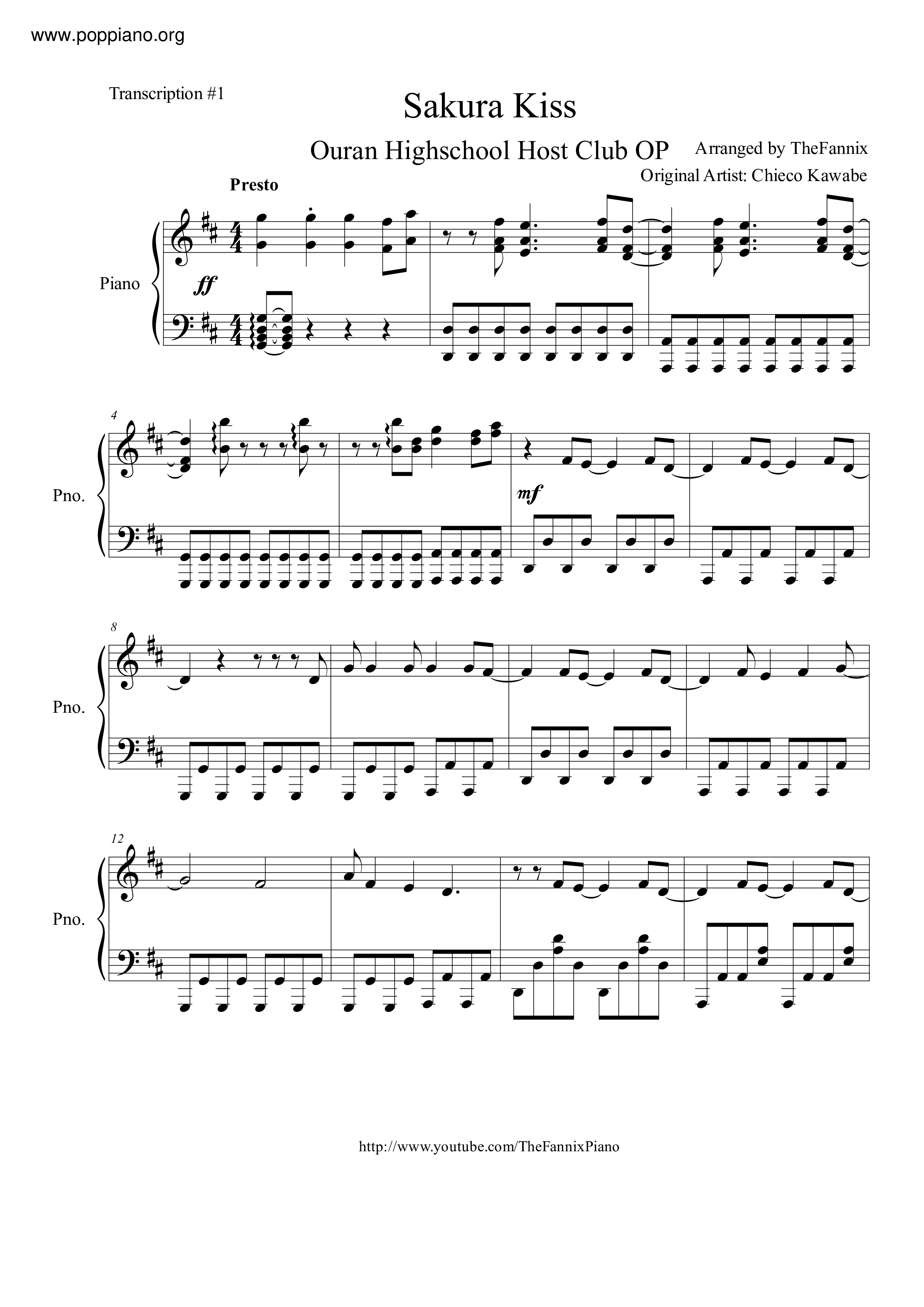 Sakura Kiss Score