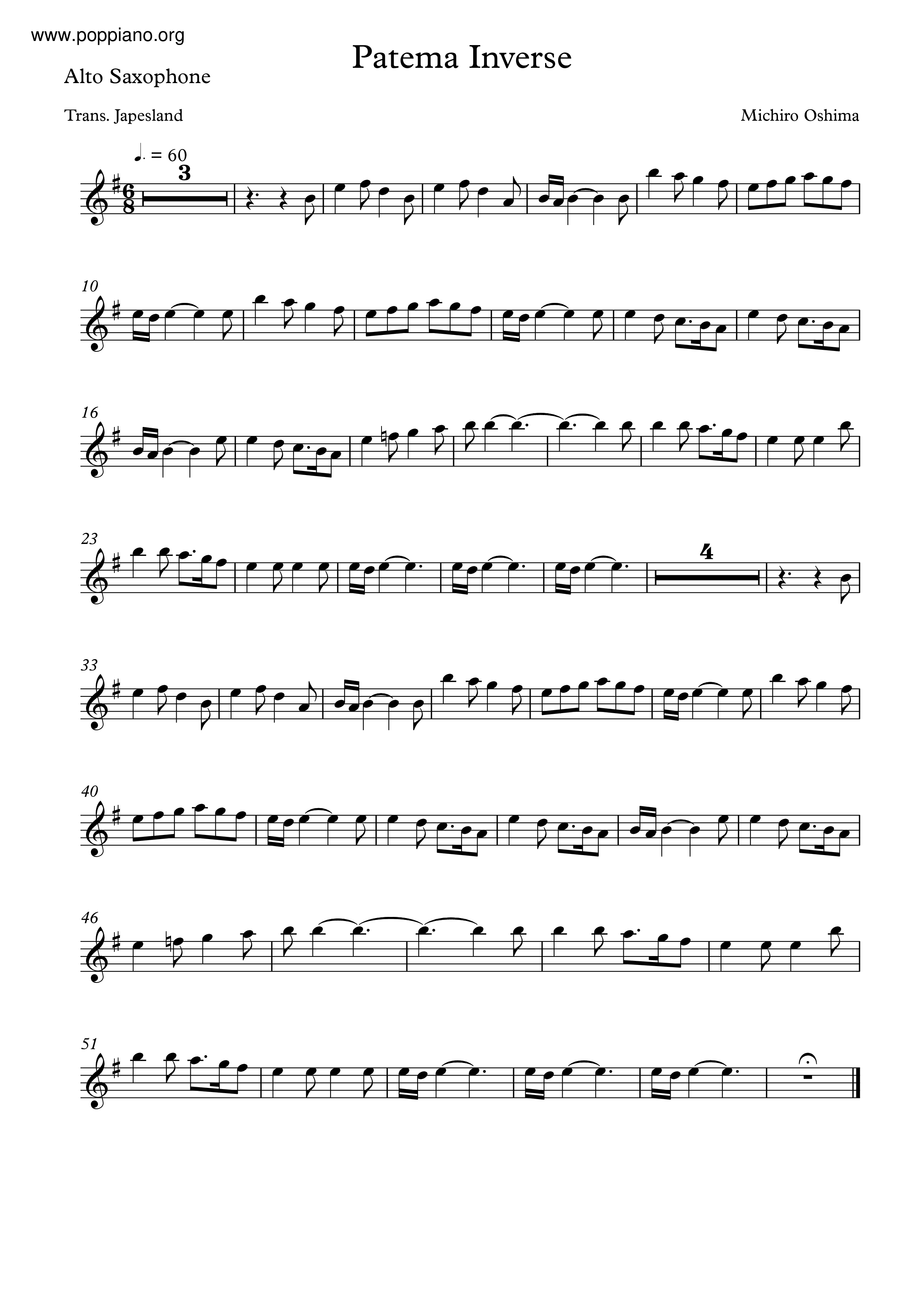 Patema Inverse Score
