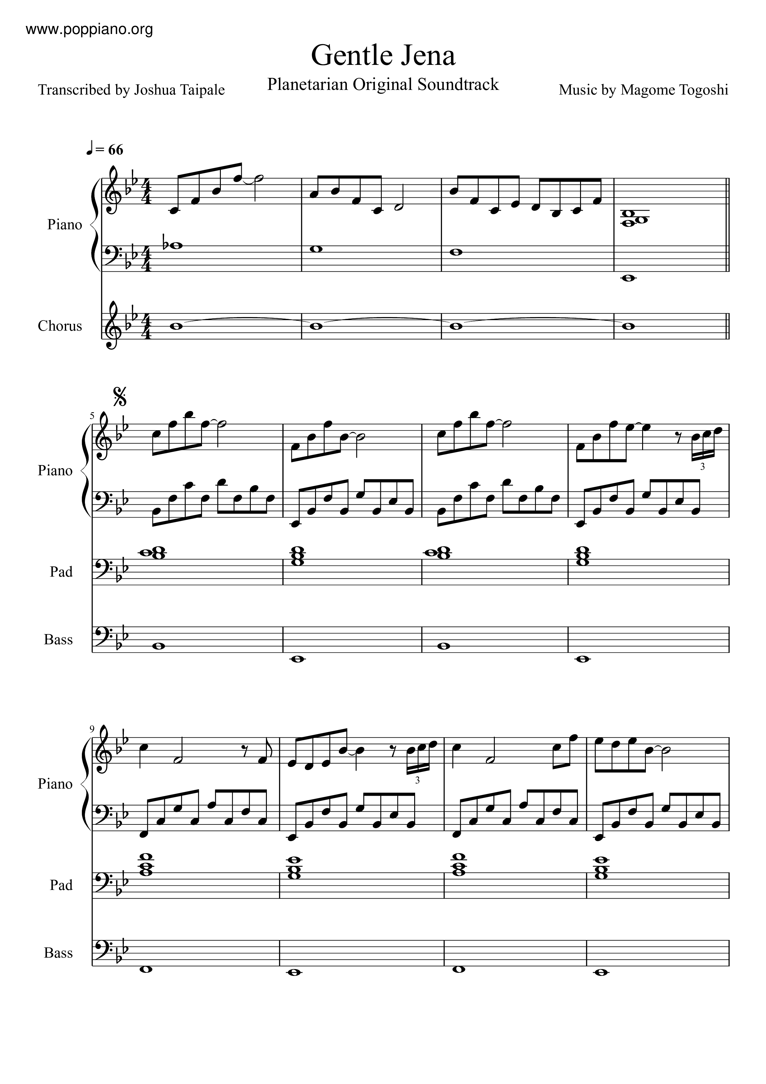 Gentle Jena Score