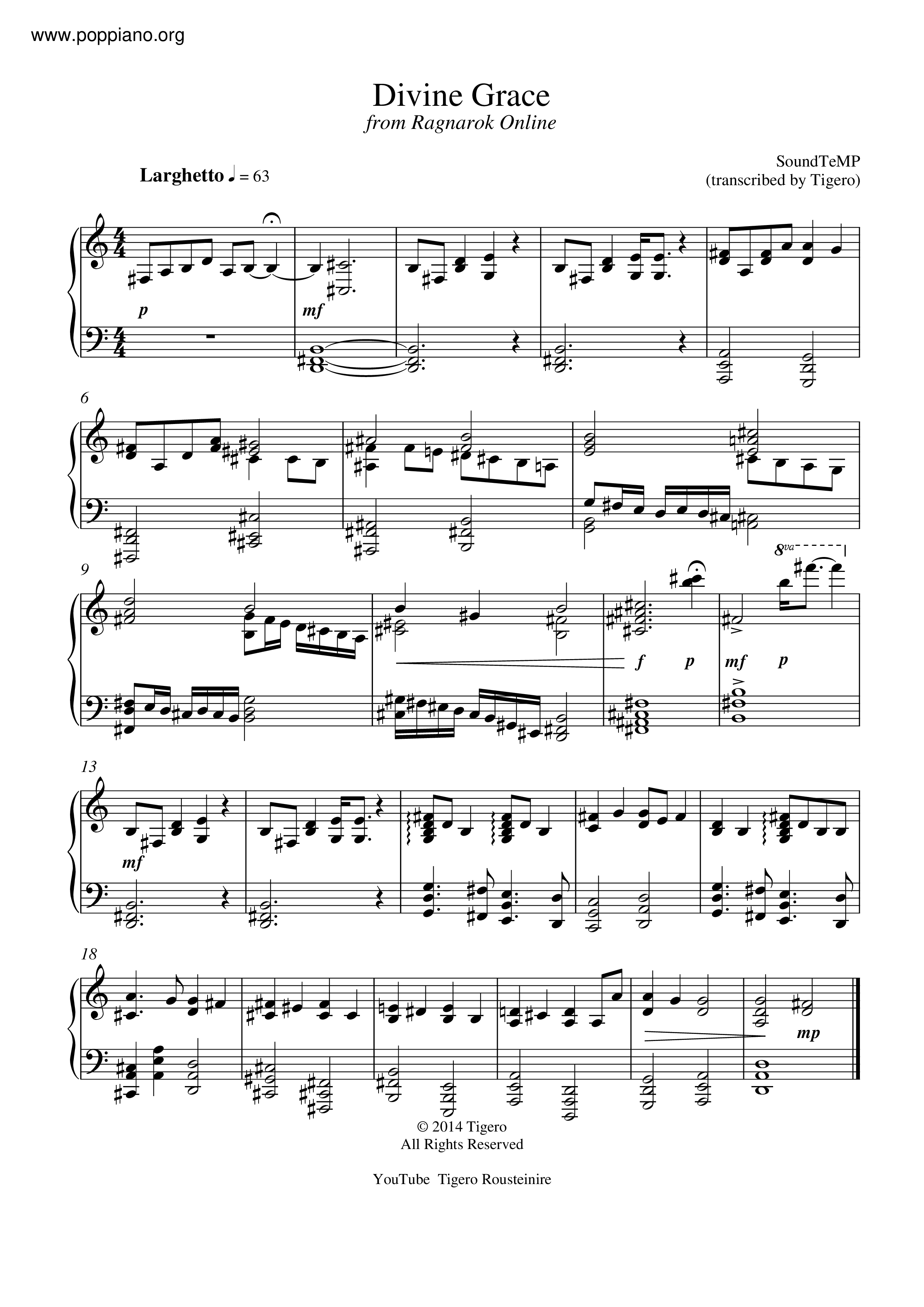Divine Grace Score