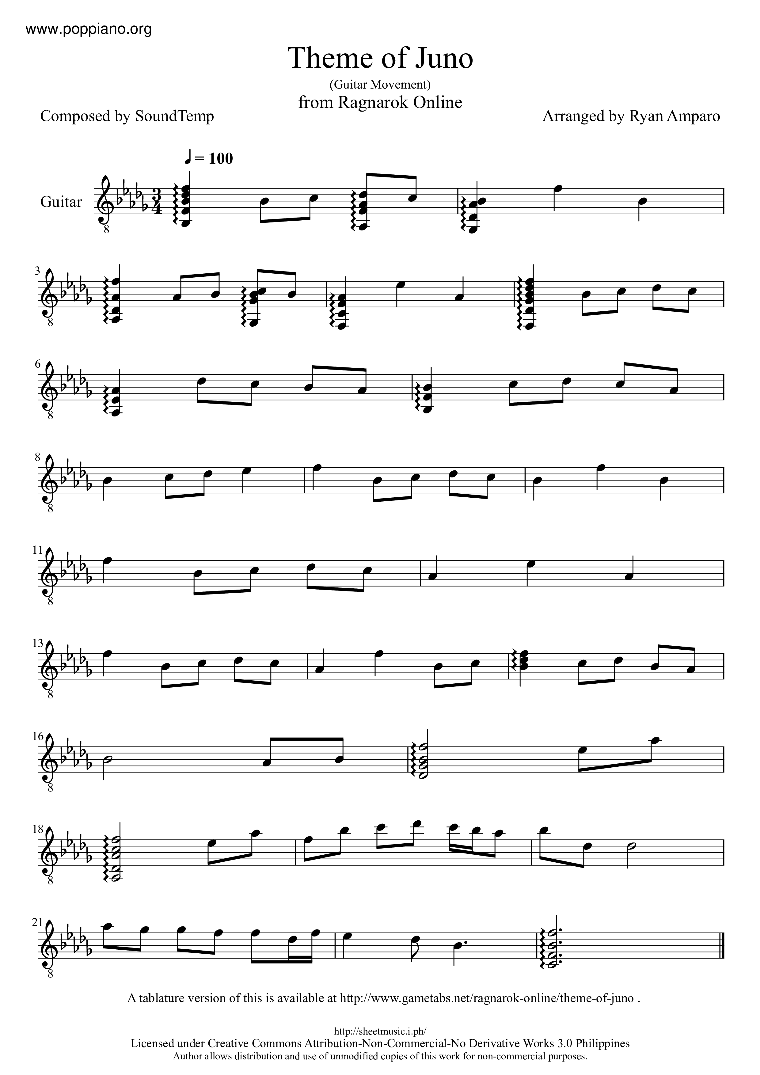 Theme Of Juno Score