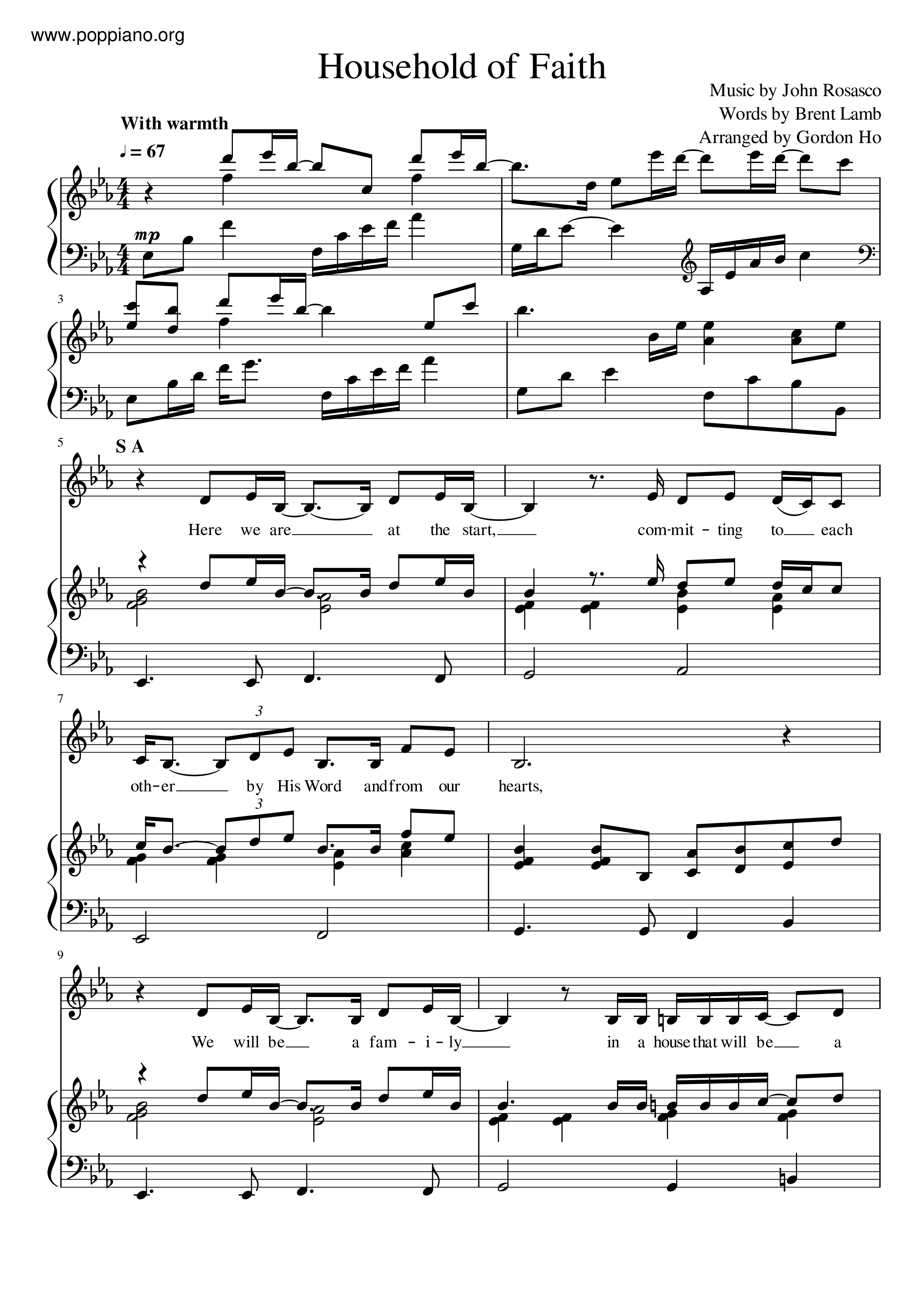 Household Of Faith Score