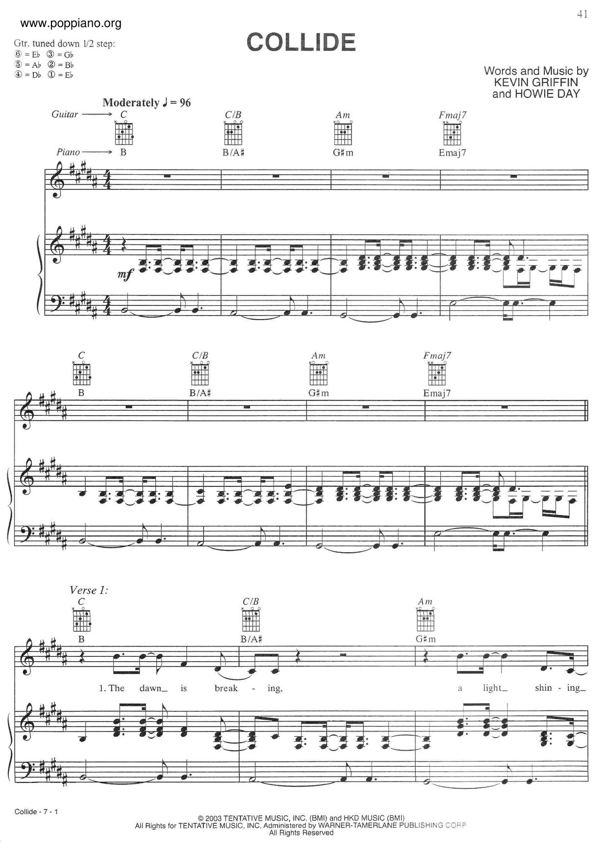 Collide Score