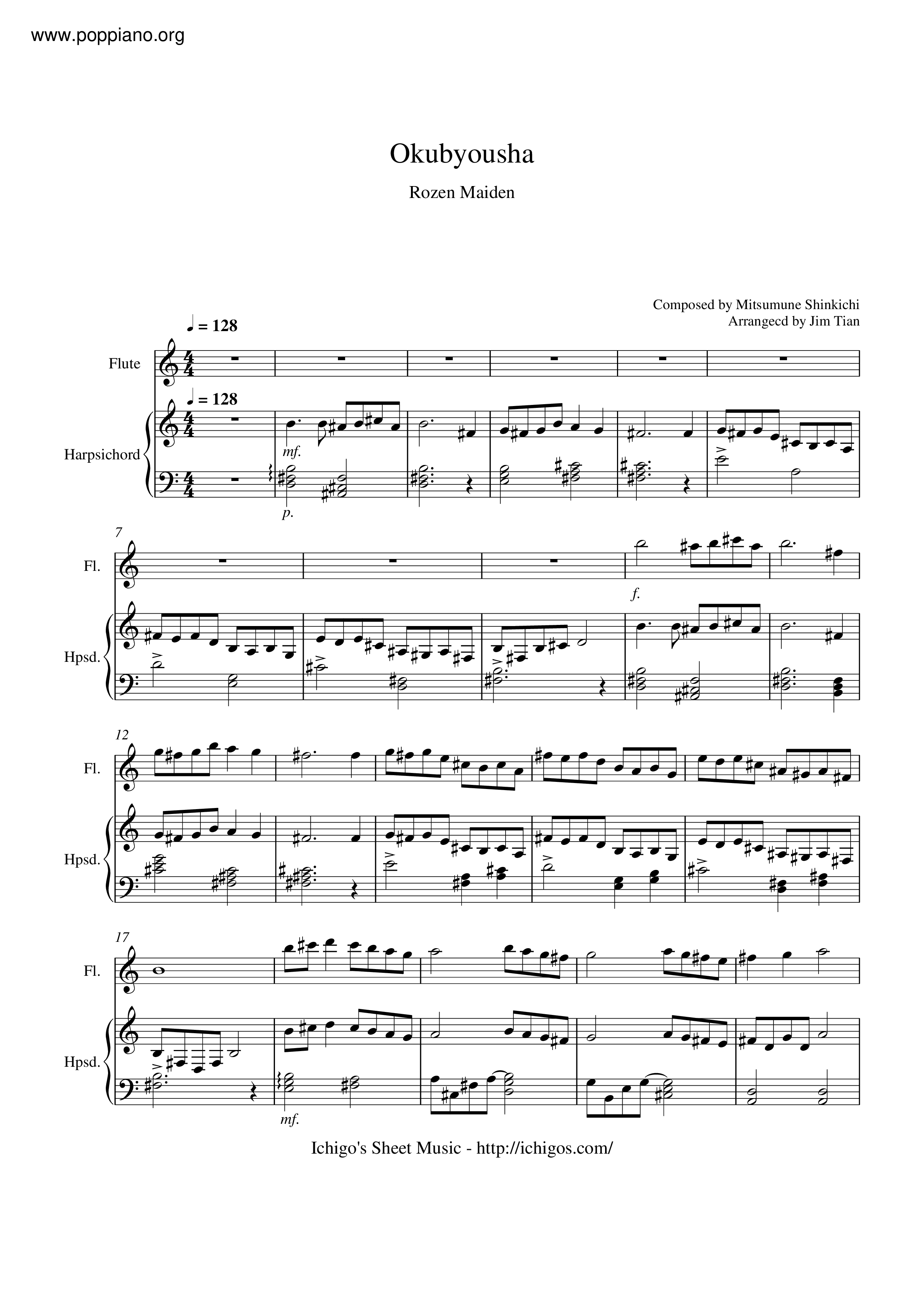 Okubyousha Score
