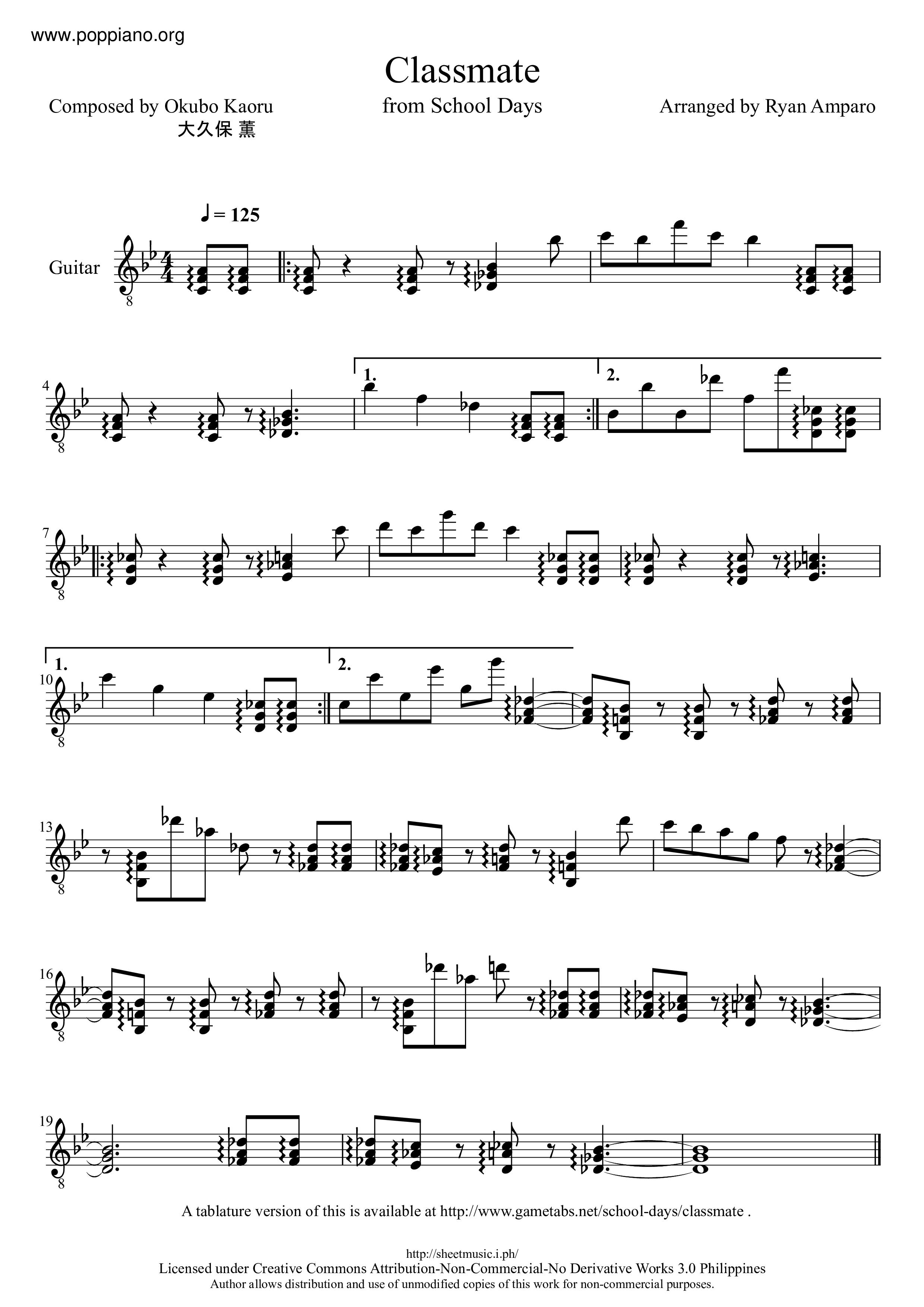 Classmate Score