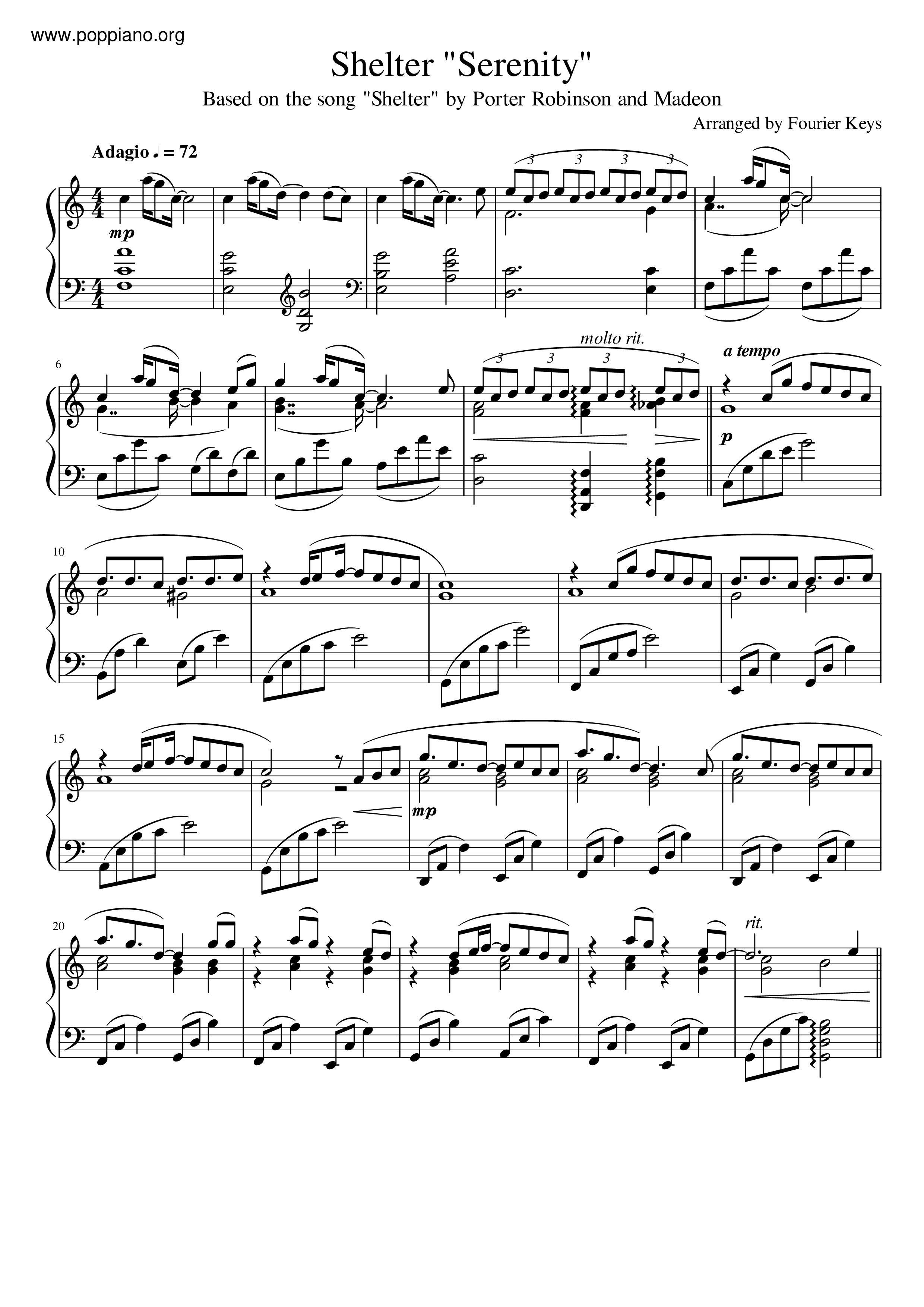 Shelter Serenity Score