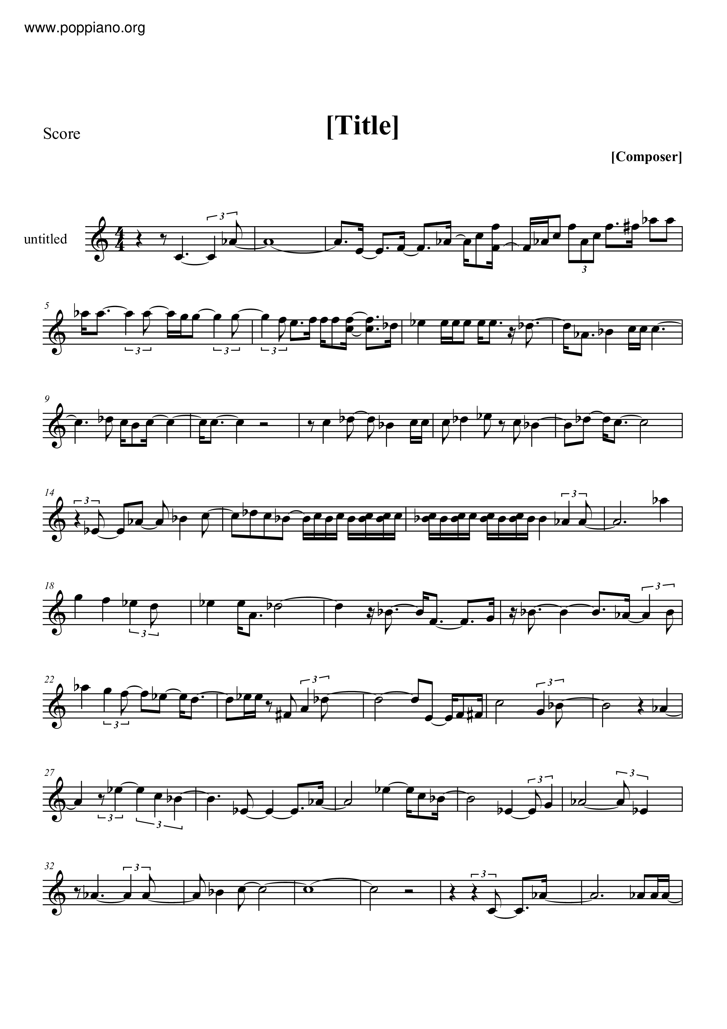 Tsukiyo No Violinist Score