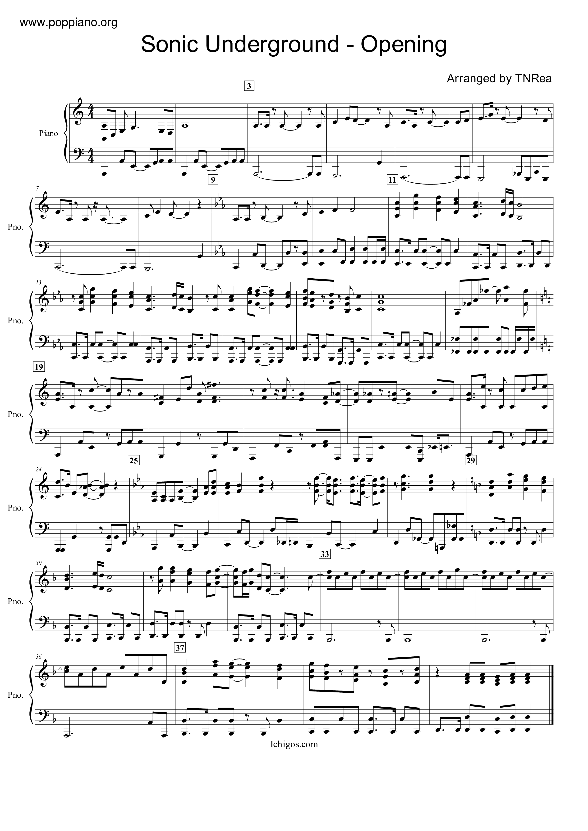Opening Score