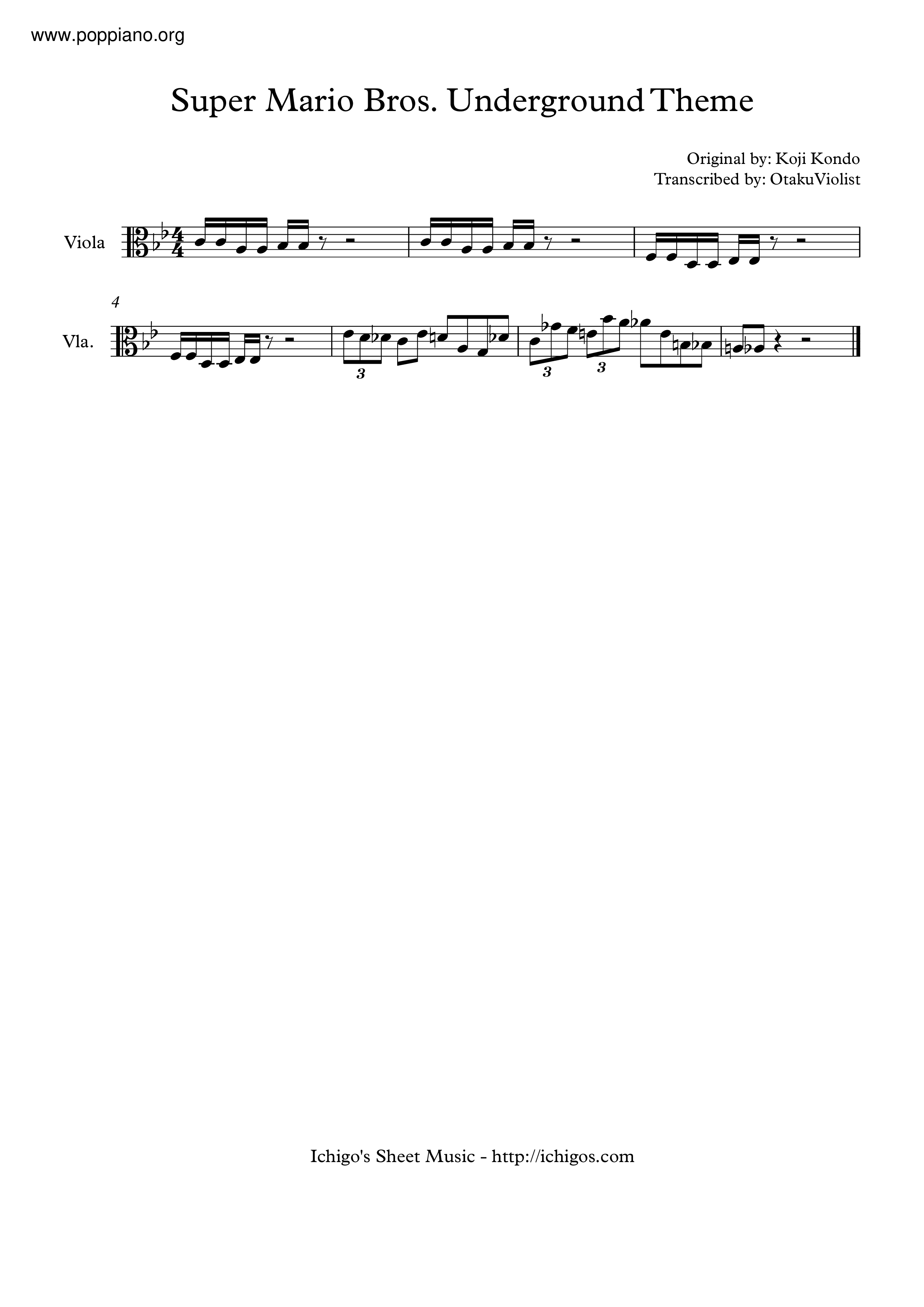 Underground Theme Score