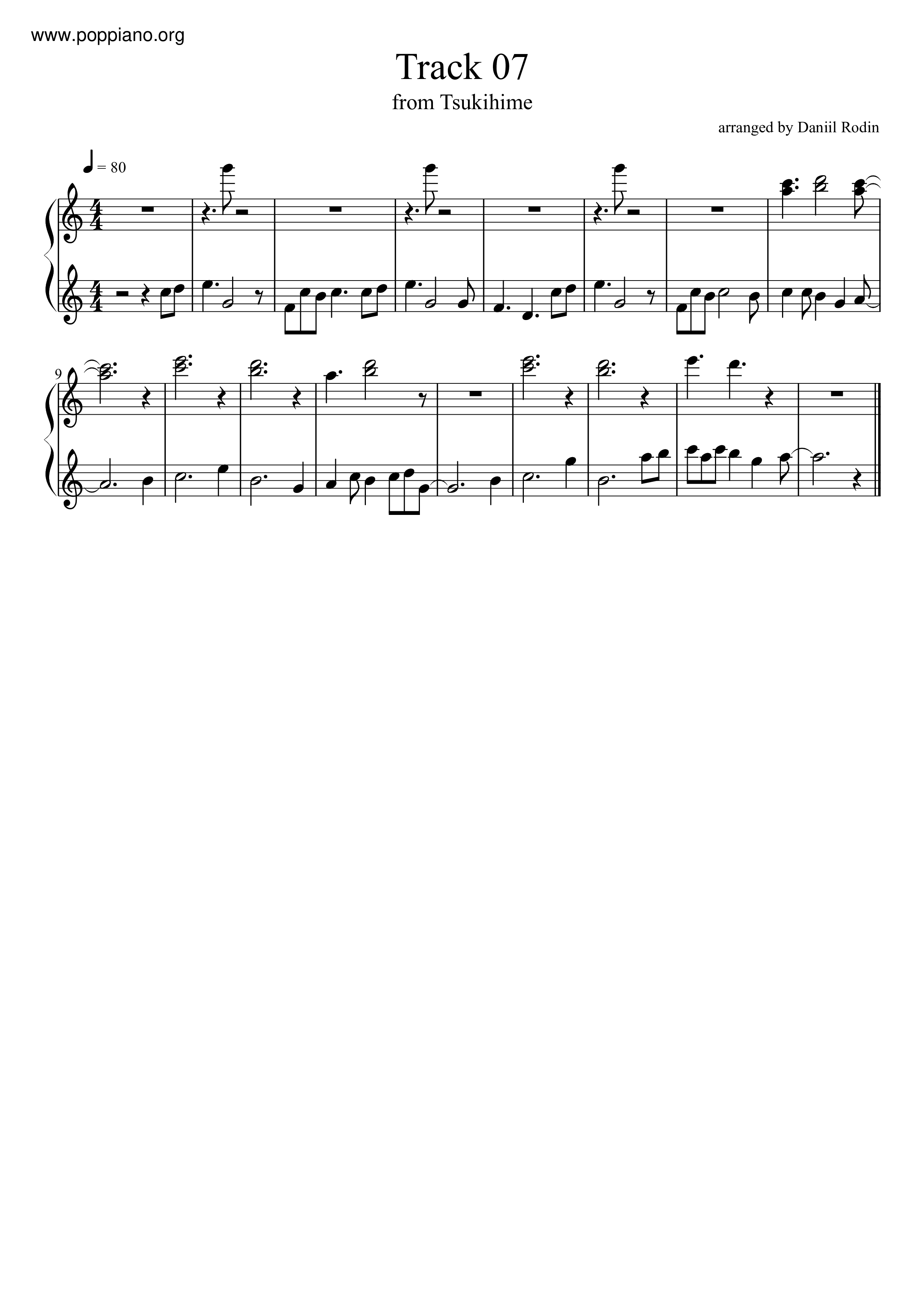 Track 07 Score