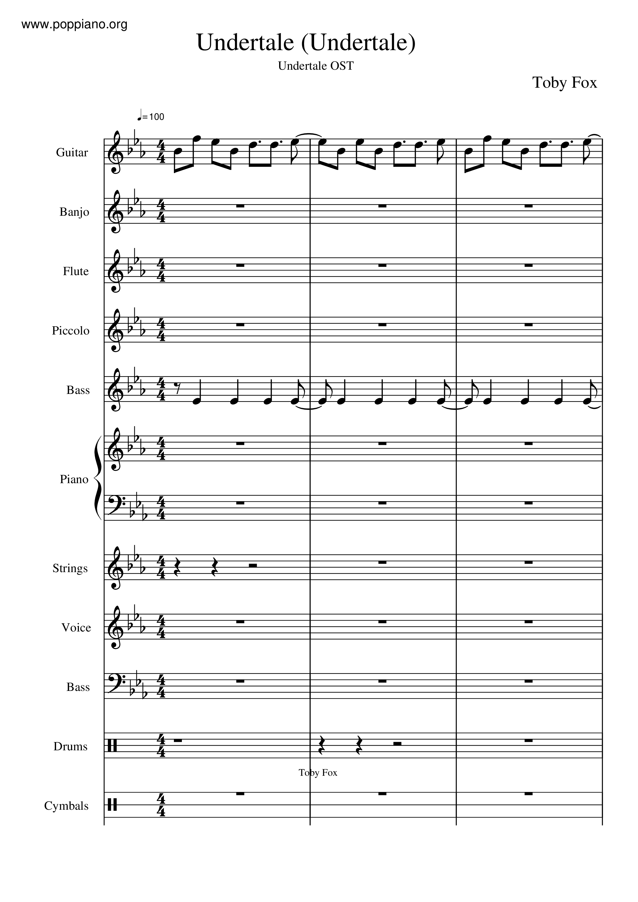 Undertale Score