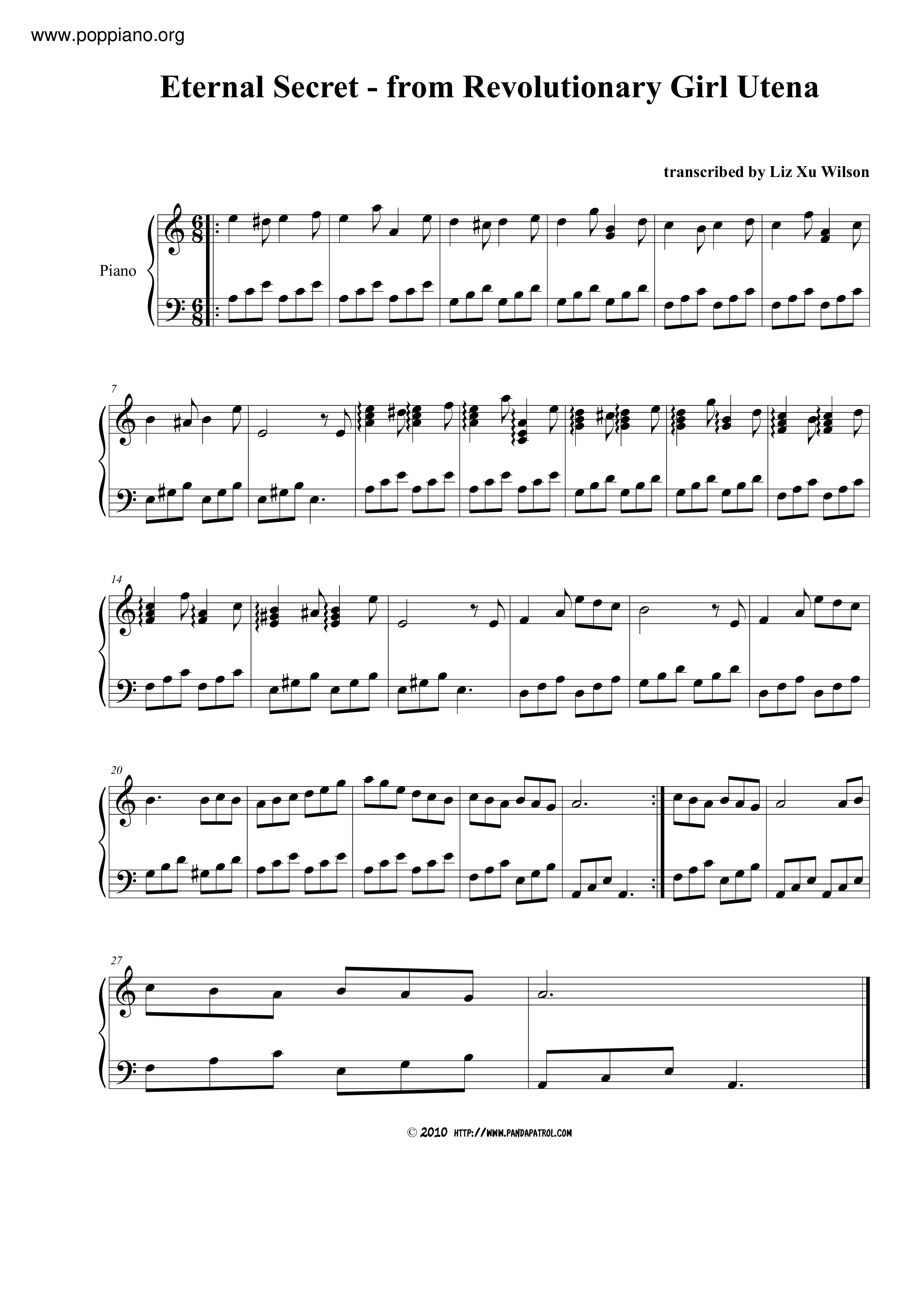 Eternal Secret Score