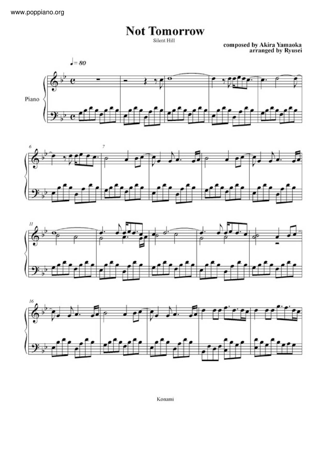 Silent Hill Score