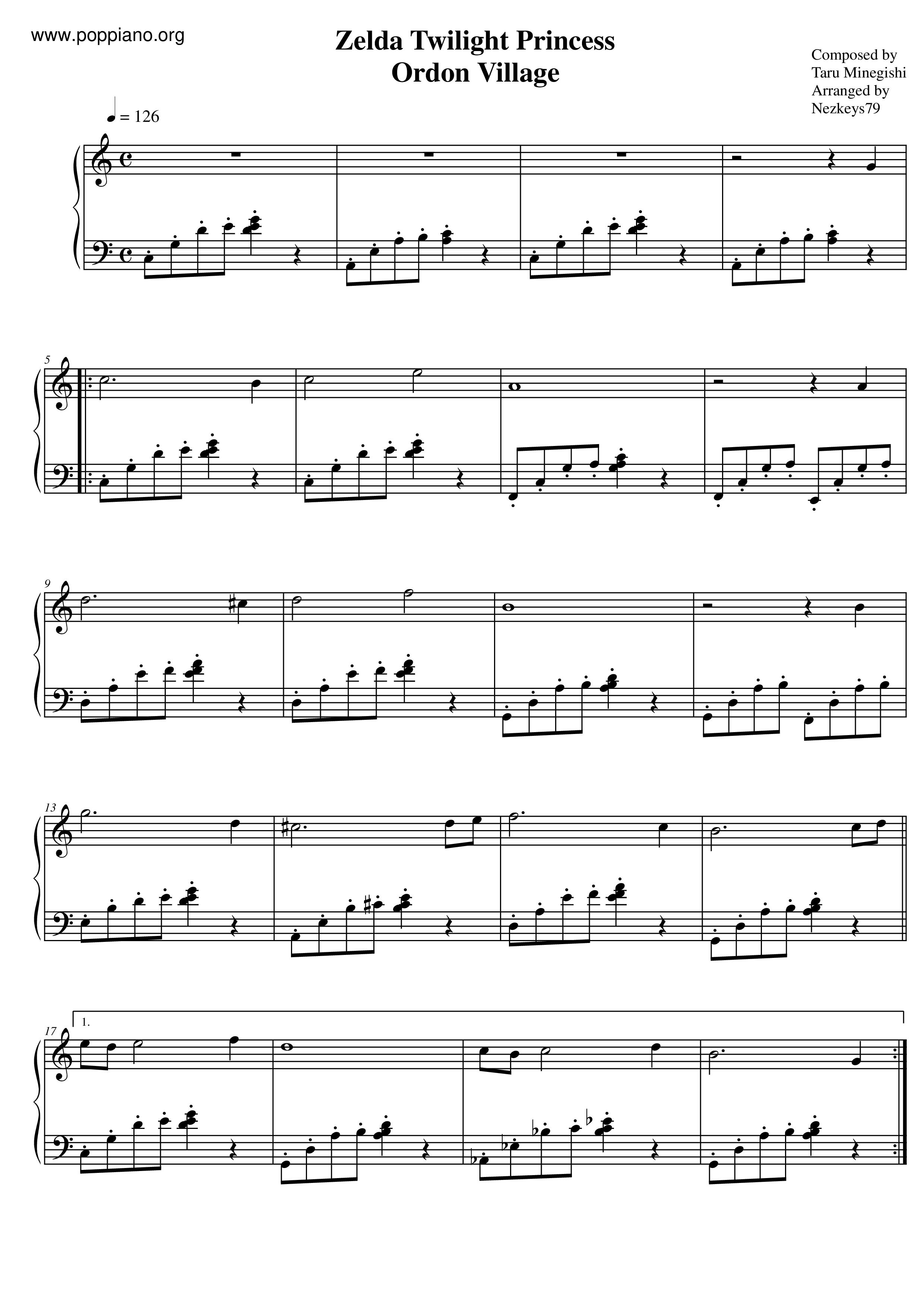 Ordon Village Score