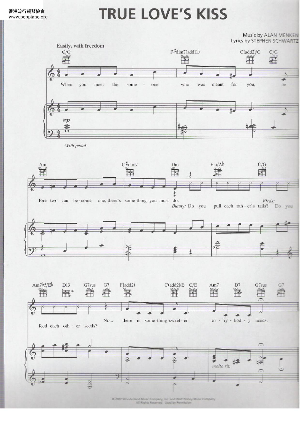 Enchanted - Ture Love's Kiss Score