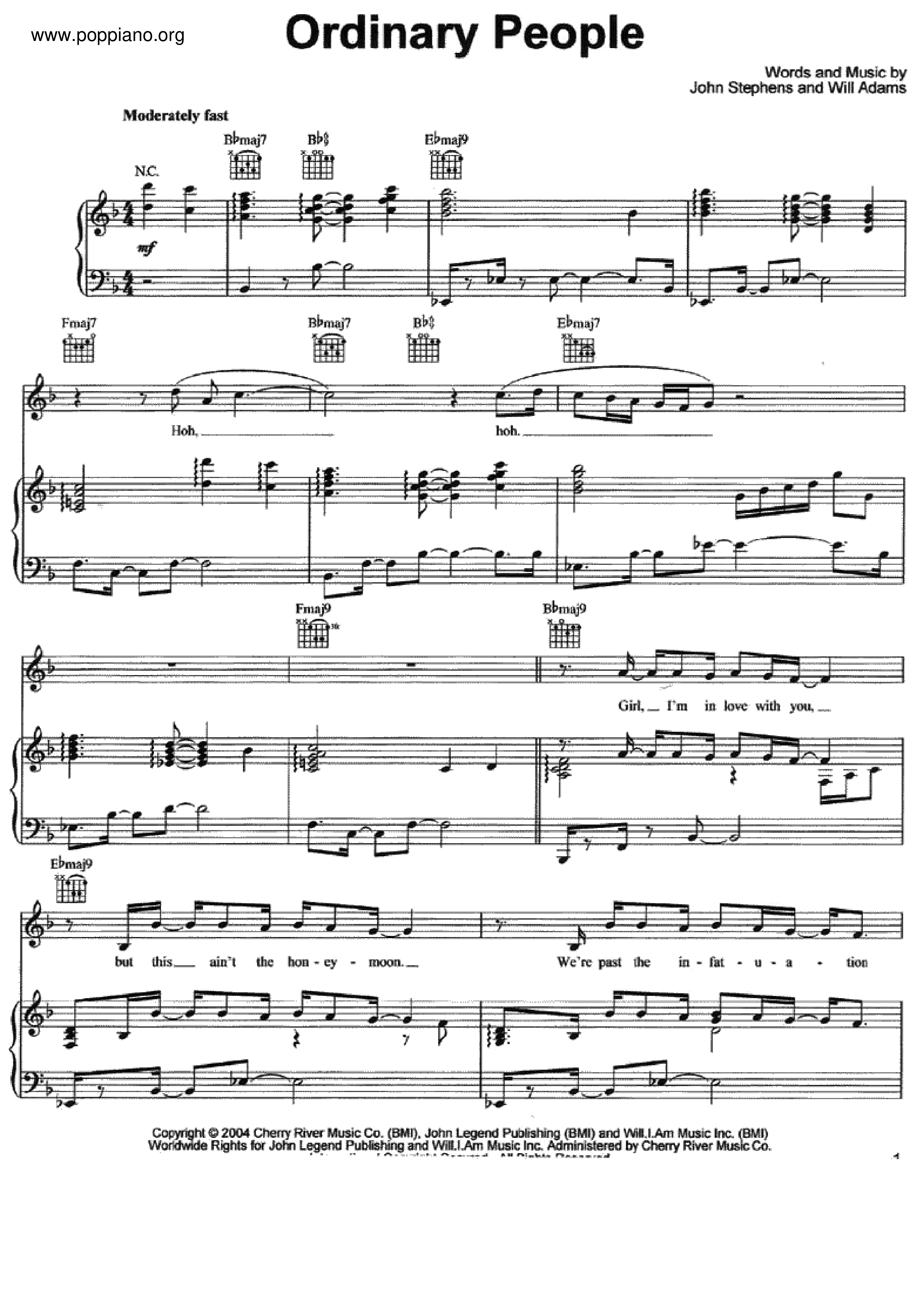 Ordinary People Score