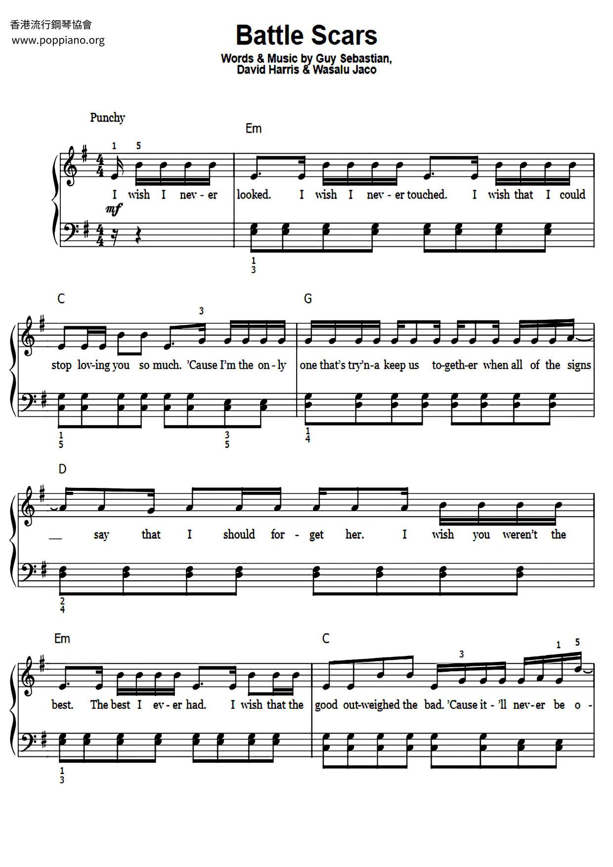 Battle Scars Score