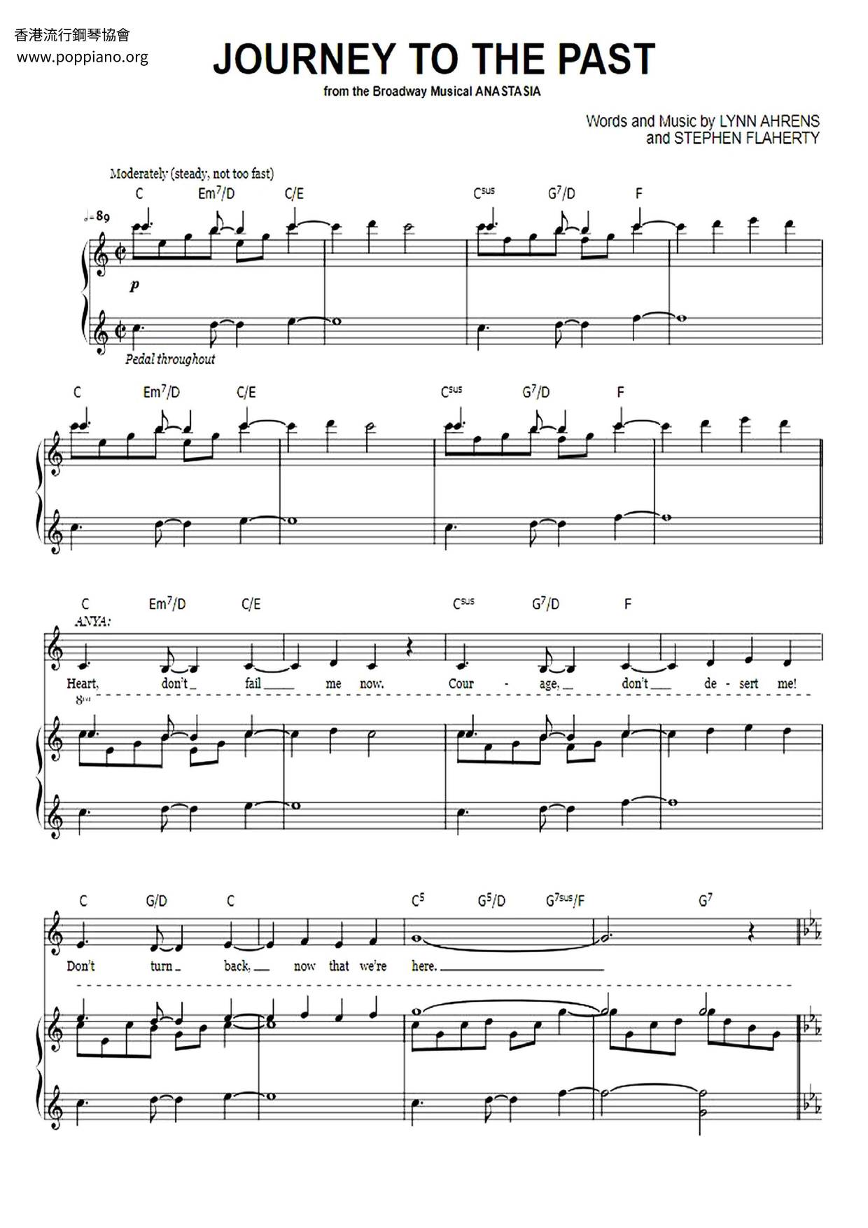 Anastasia - Journey To The Past Score