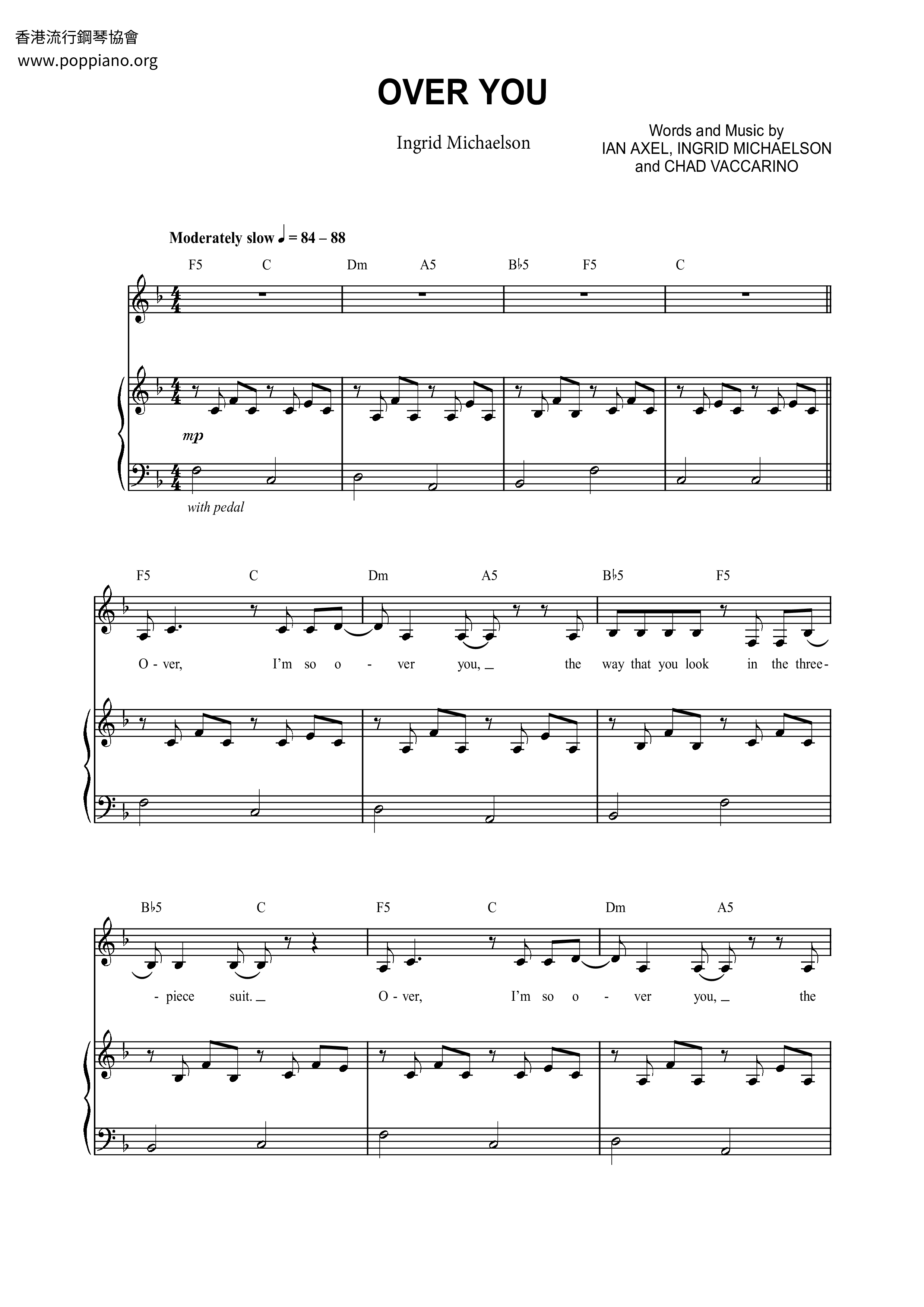 Over You Score