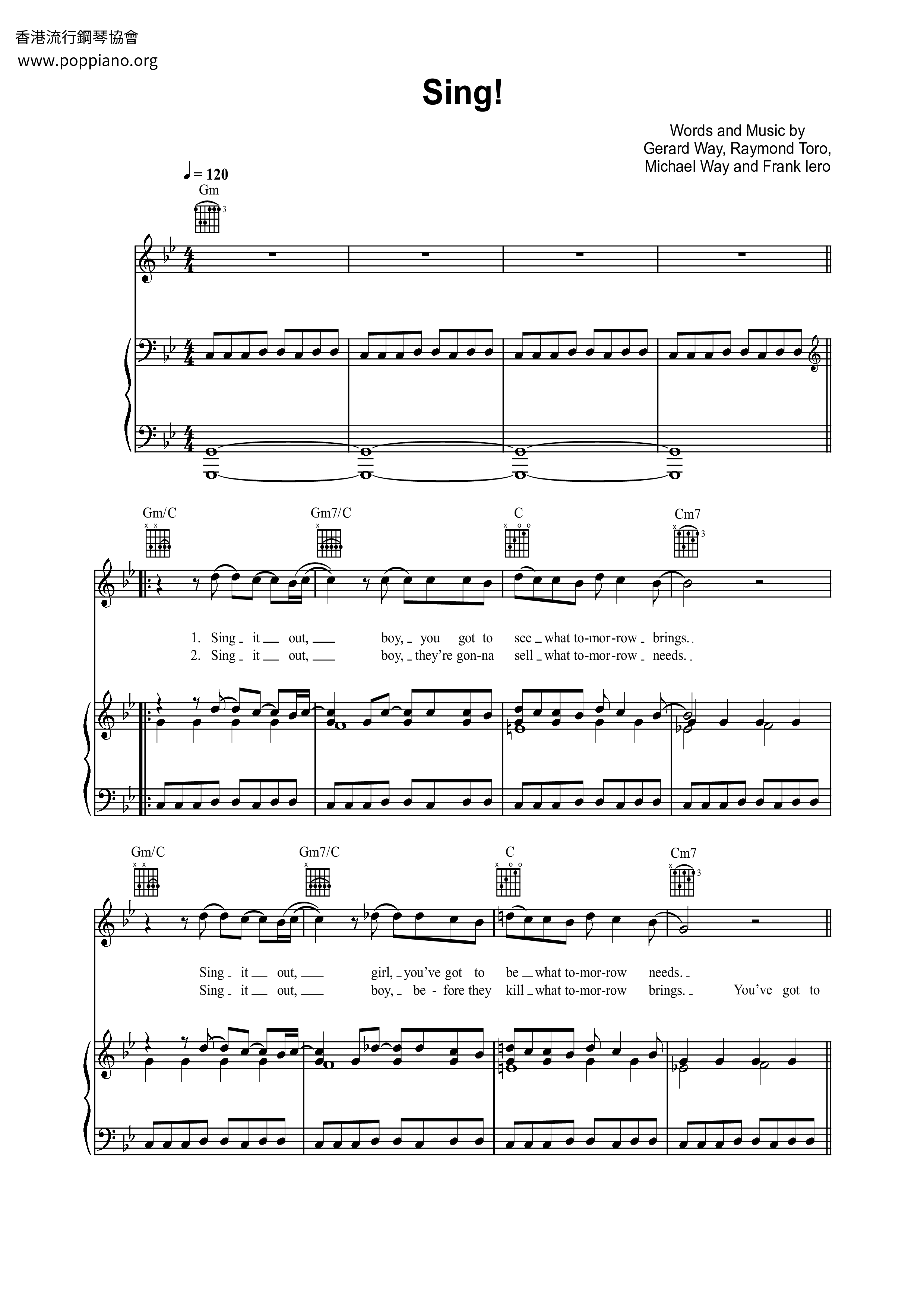 Sing! Score
