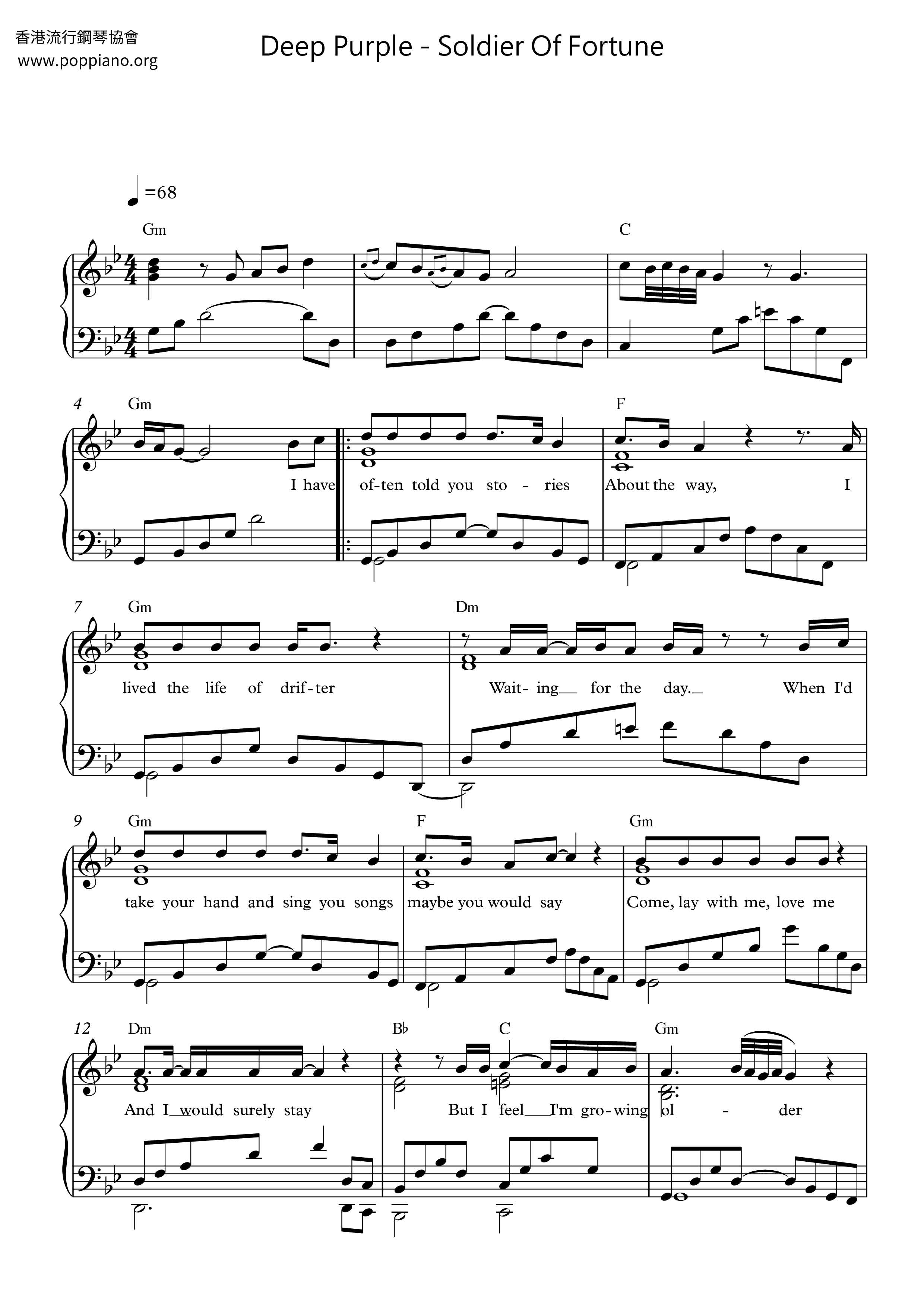 楽譜】SOLDIER OF FORTUNE / LOUDNESS (エレキギター / 中〜上級