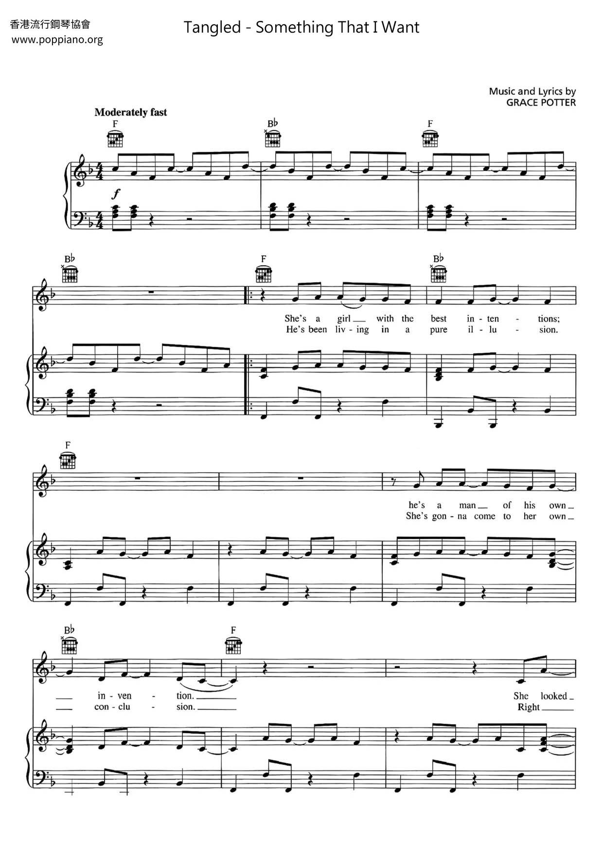 Something That I Want Score