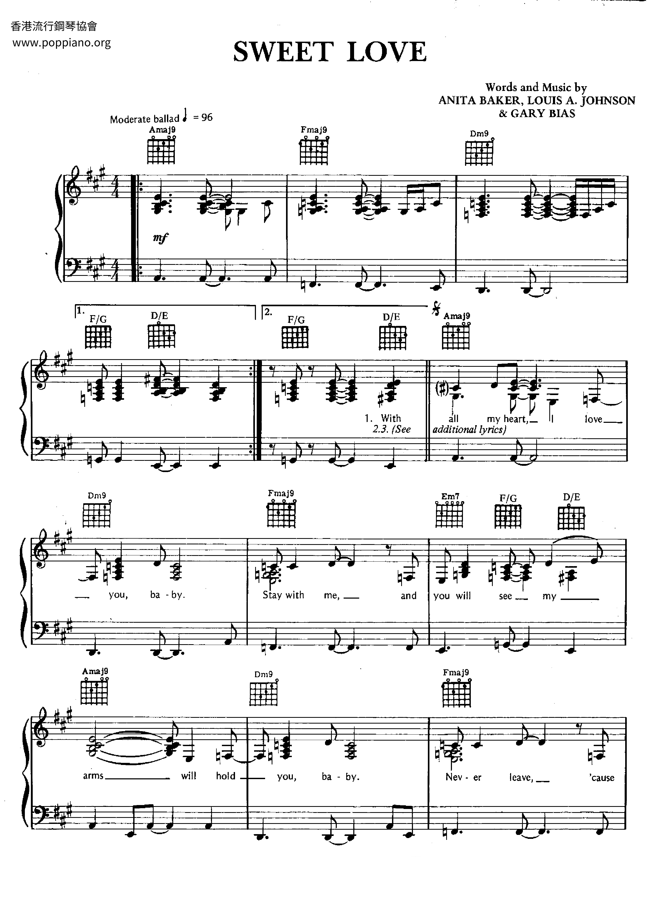 Sweet Love Score