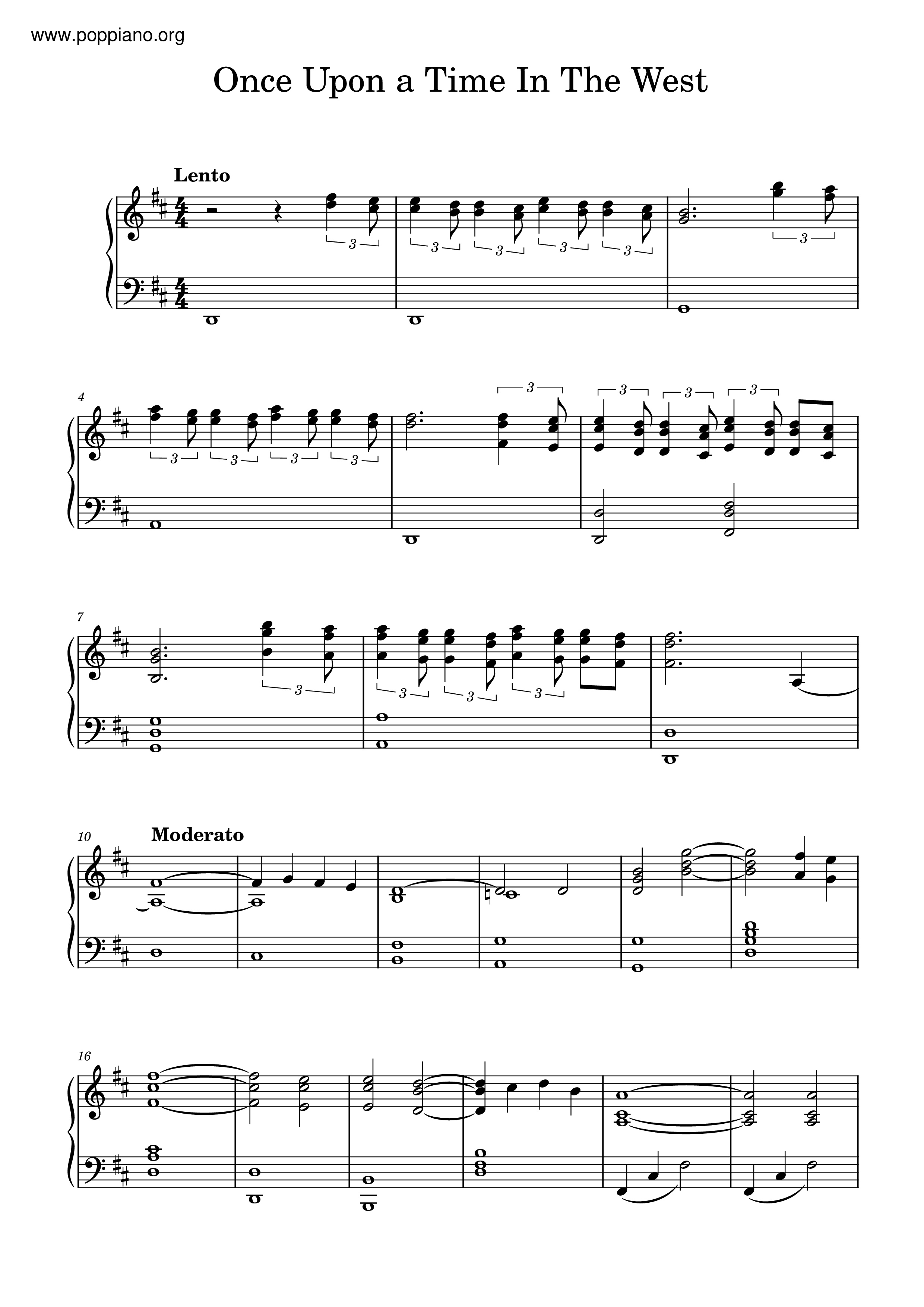 Ennio Morricone Once Upon A Time In The West Main Theme pdf Ennio Morricone Once Upon A Time In The West Main Theme pdf