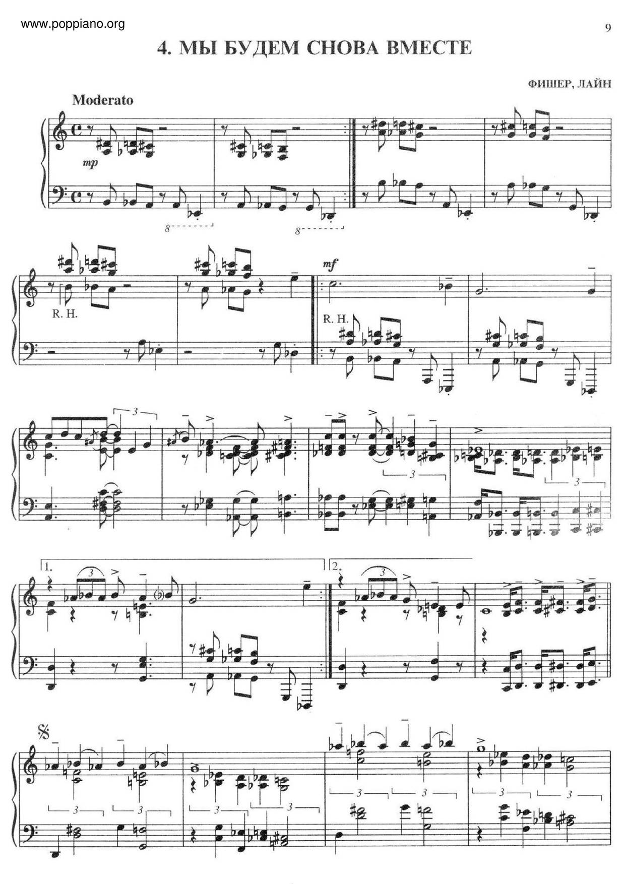 We'll Be Together Again Score