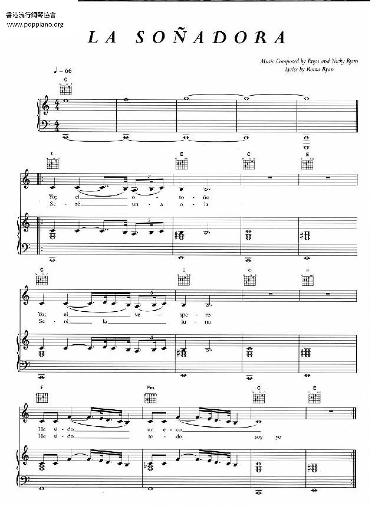 La Sonadoraピアノ譜