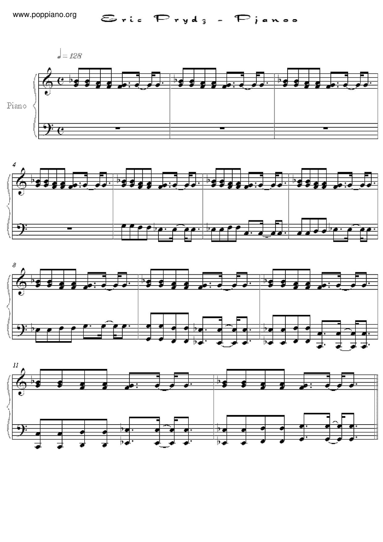 Pjanoo Score