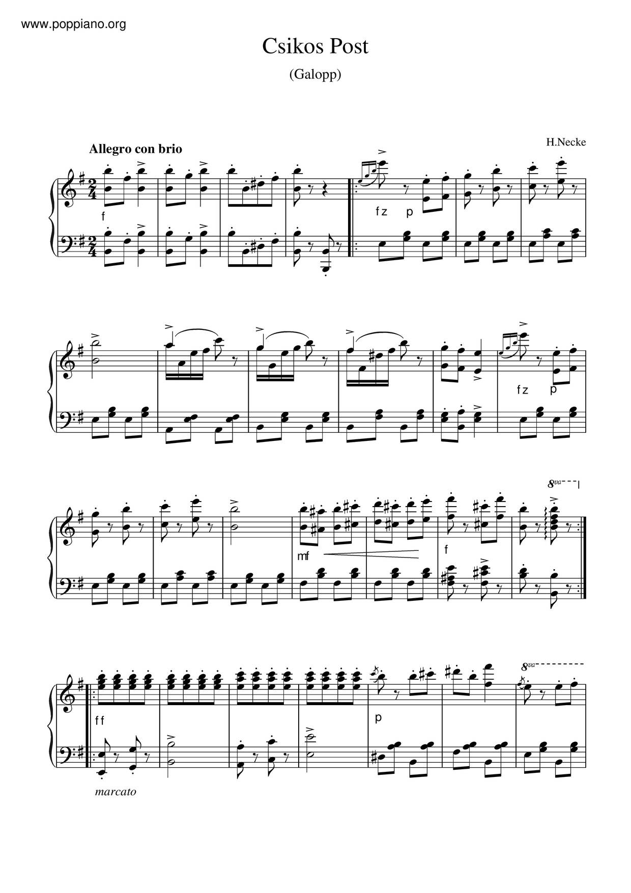 Csikos Post / Galopp Score