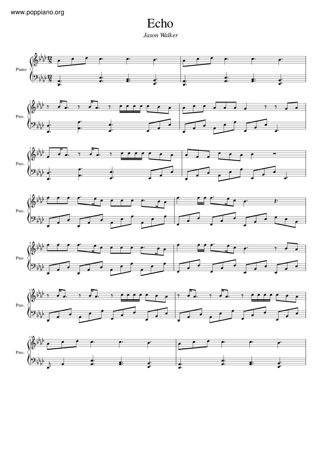 Echo Score