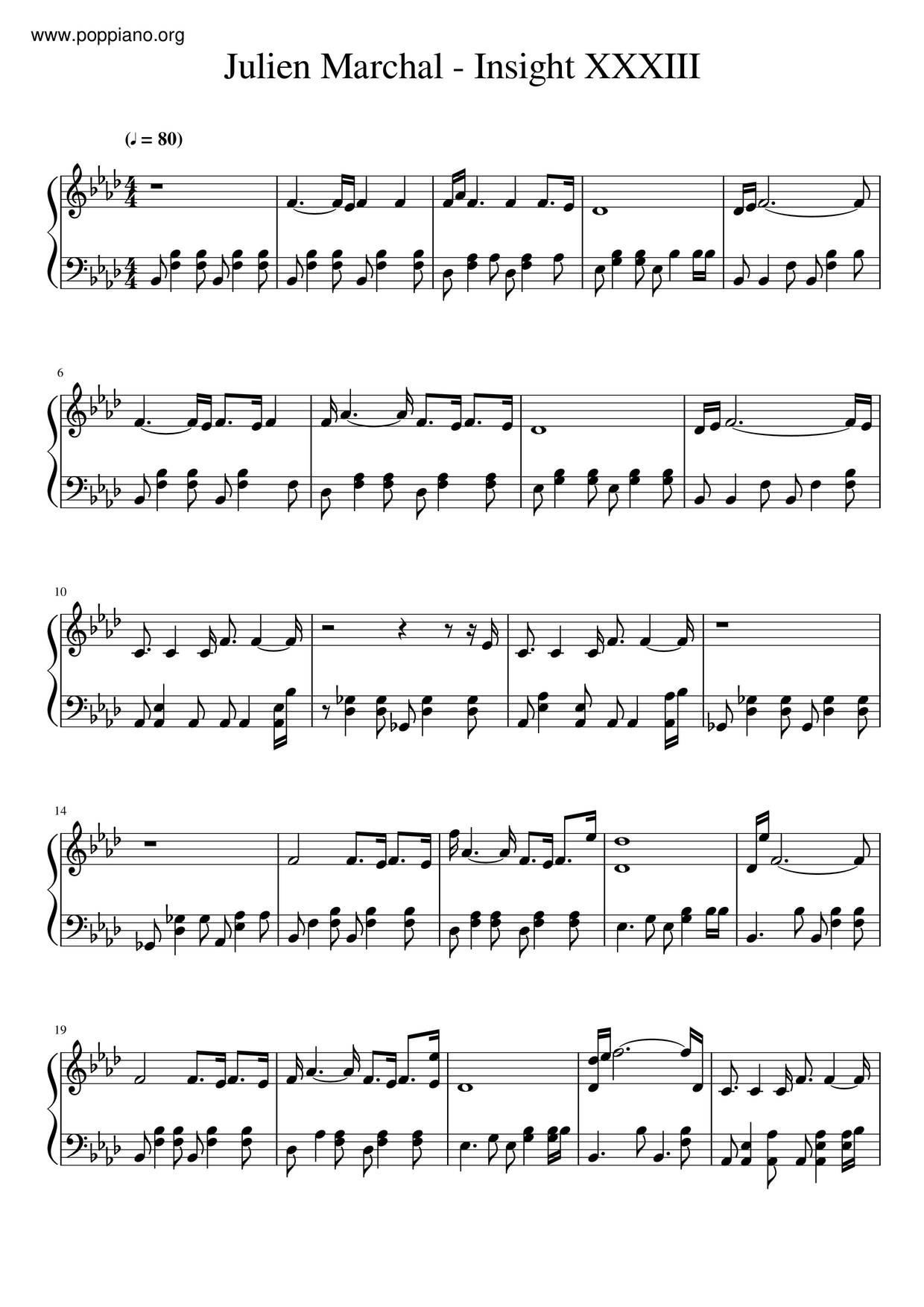 Insight Xxxiii Score