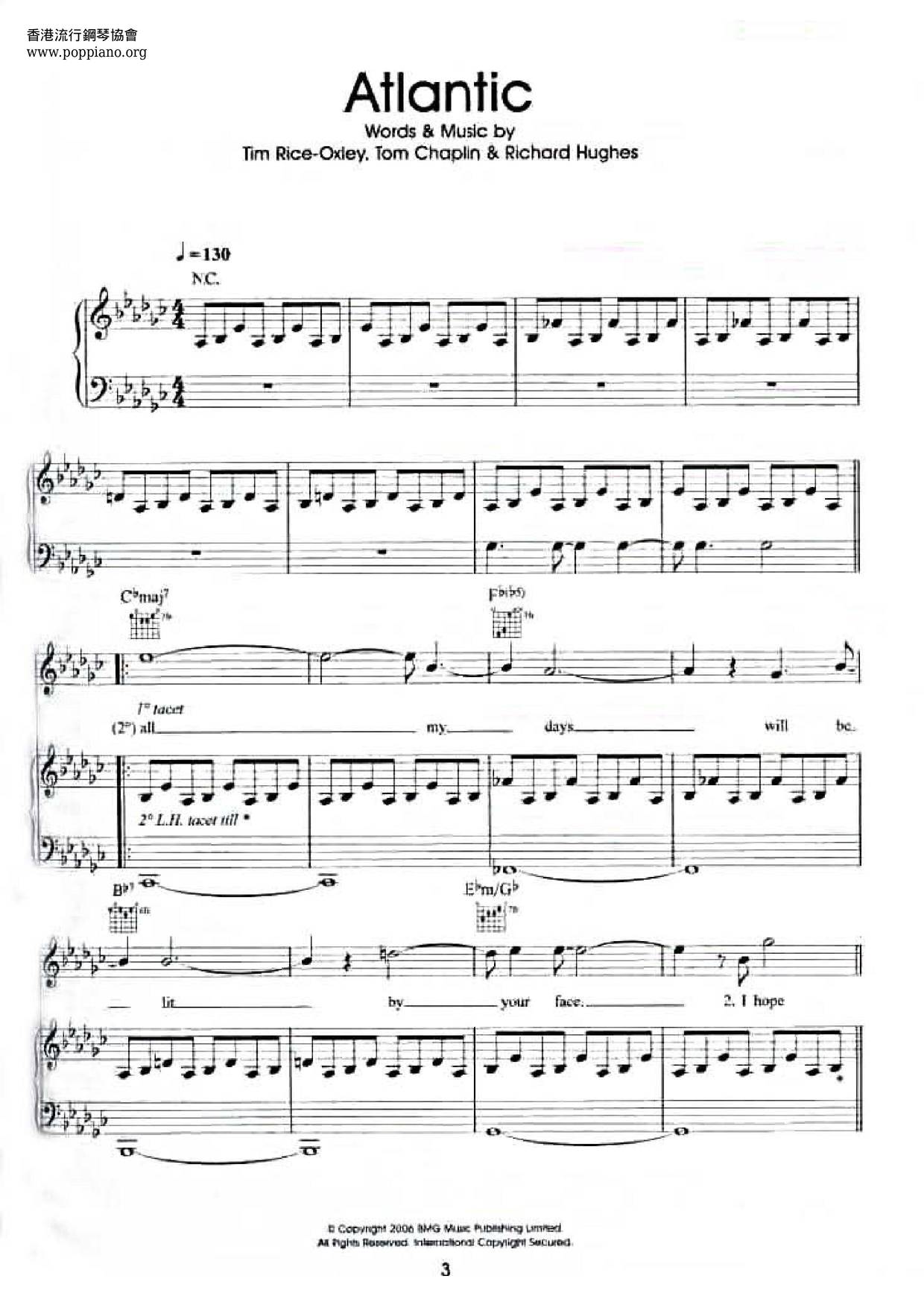 Under The Iron Sea 63 Pages琴譜