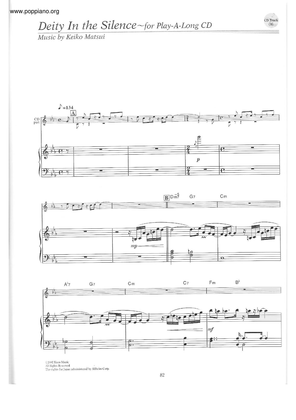 Deity In The Silence Score