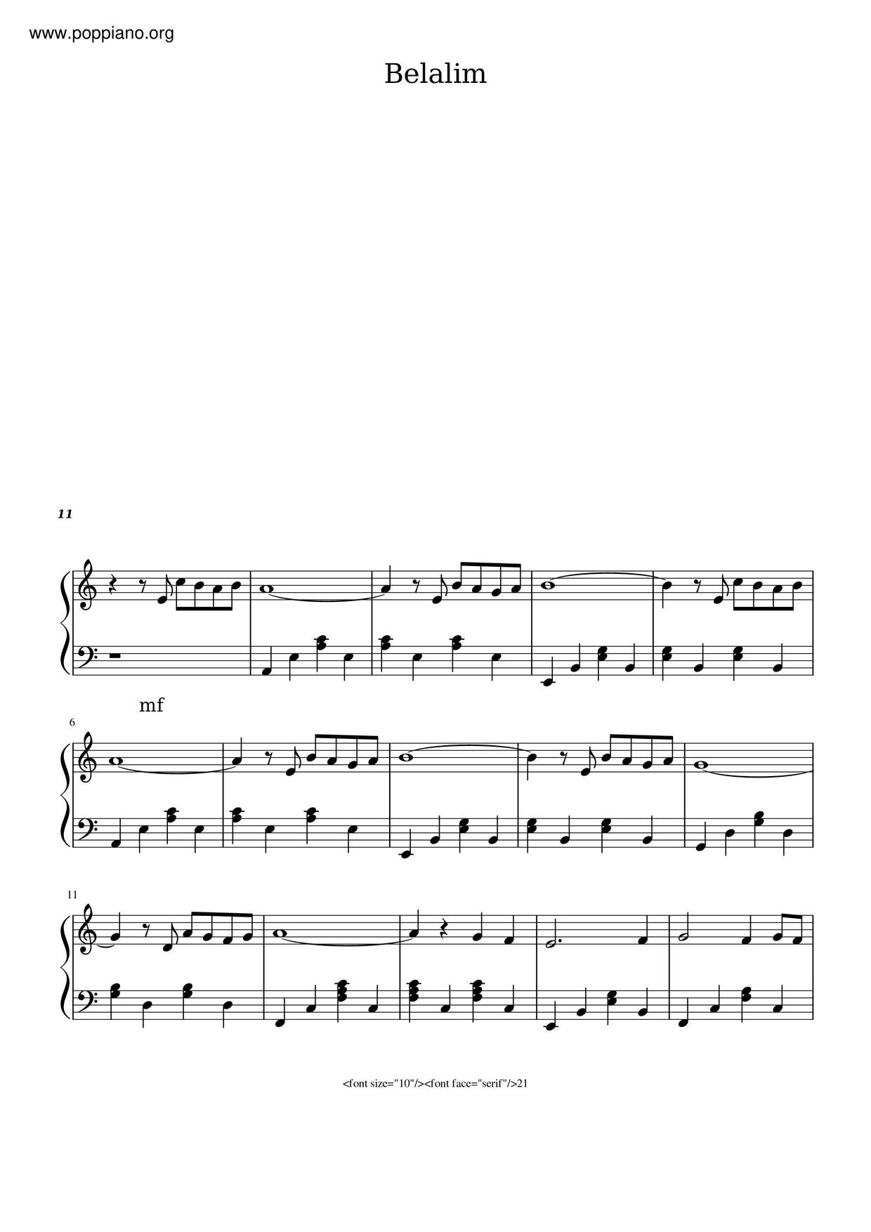 Belalim Score