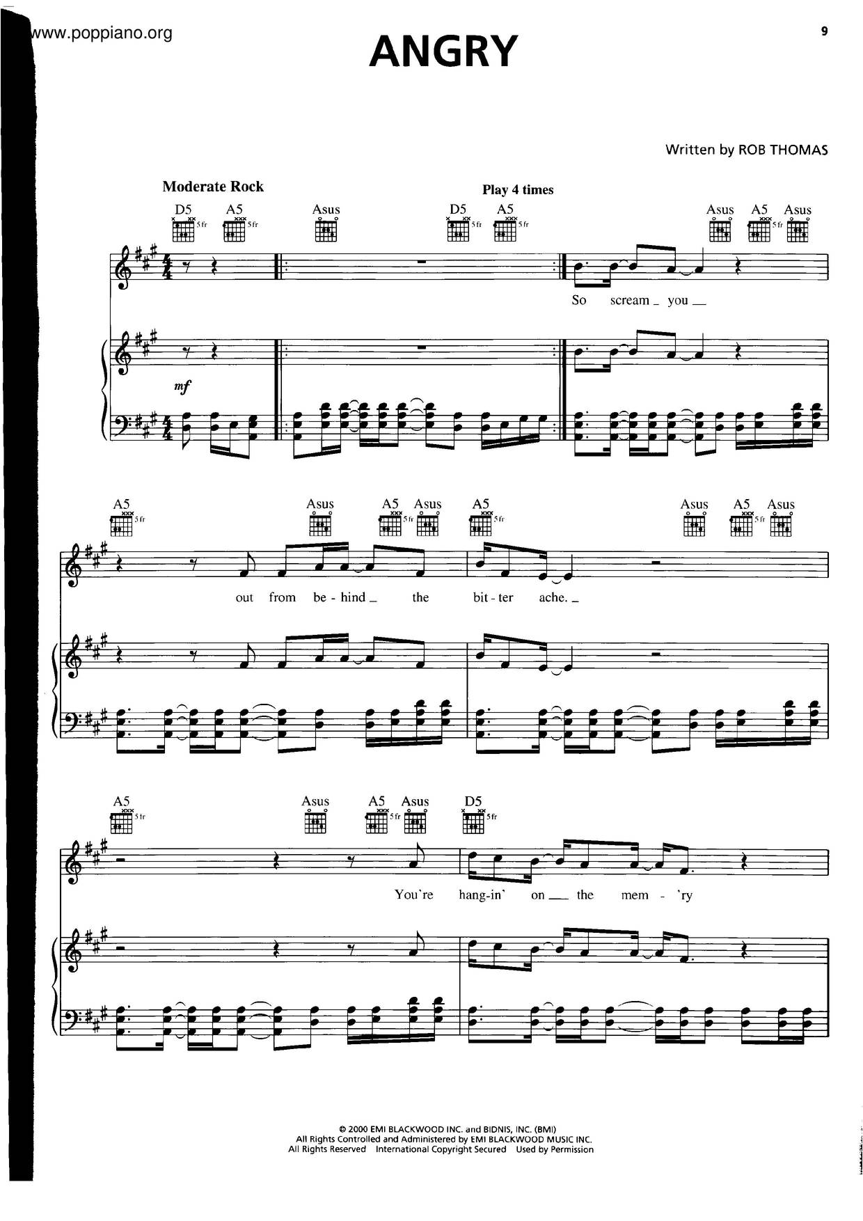 Angry Score