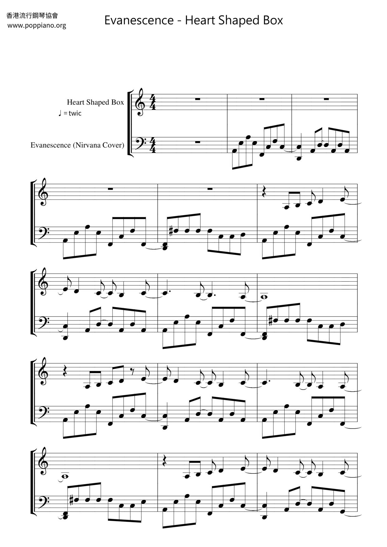 Heart Shaped Box Score