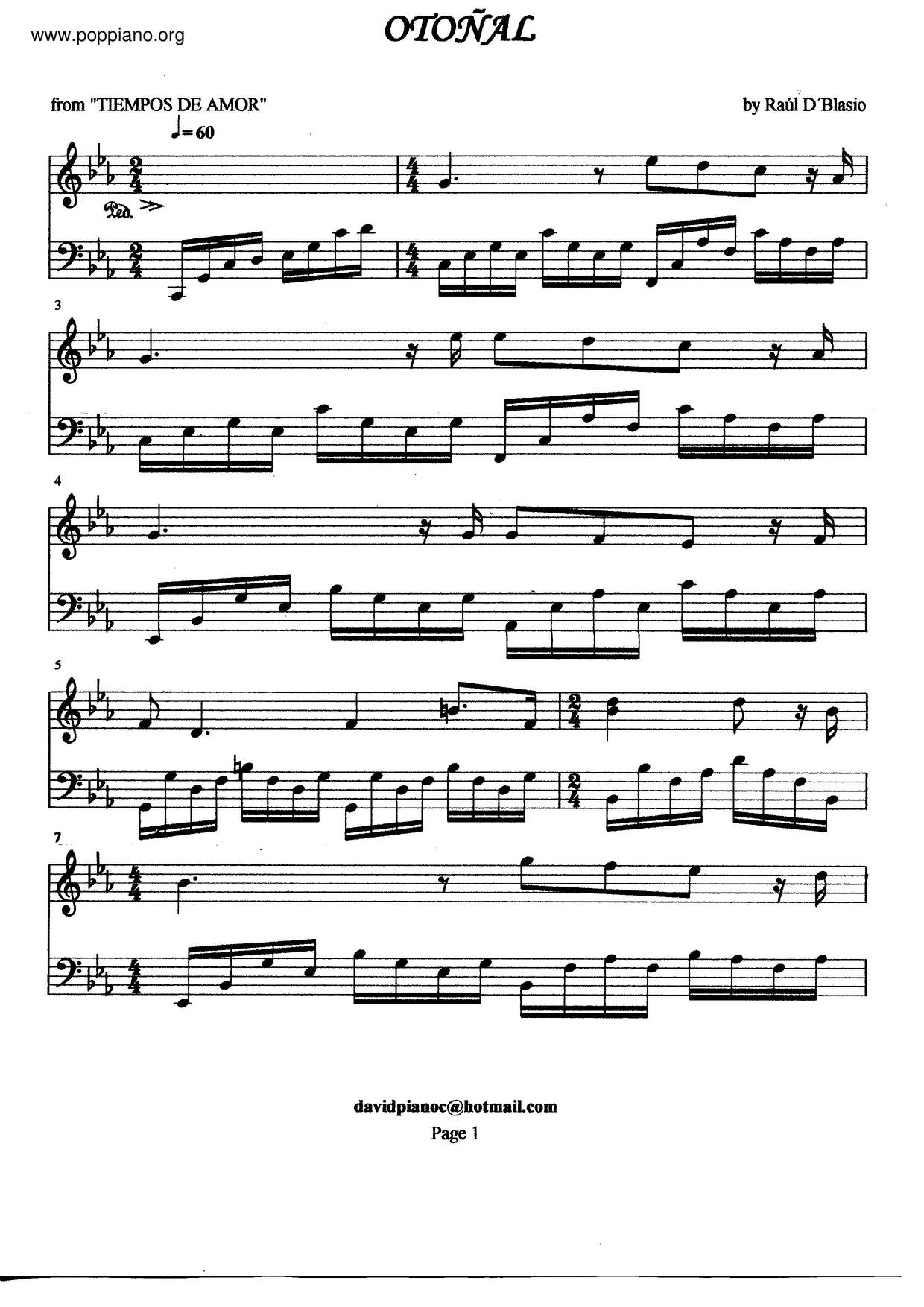 Otonal Score