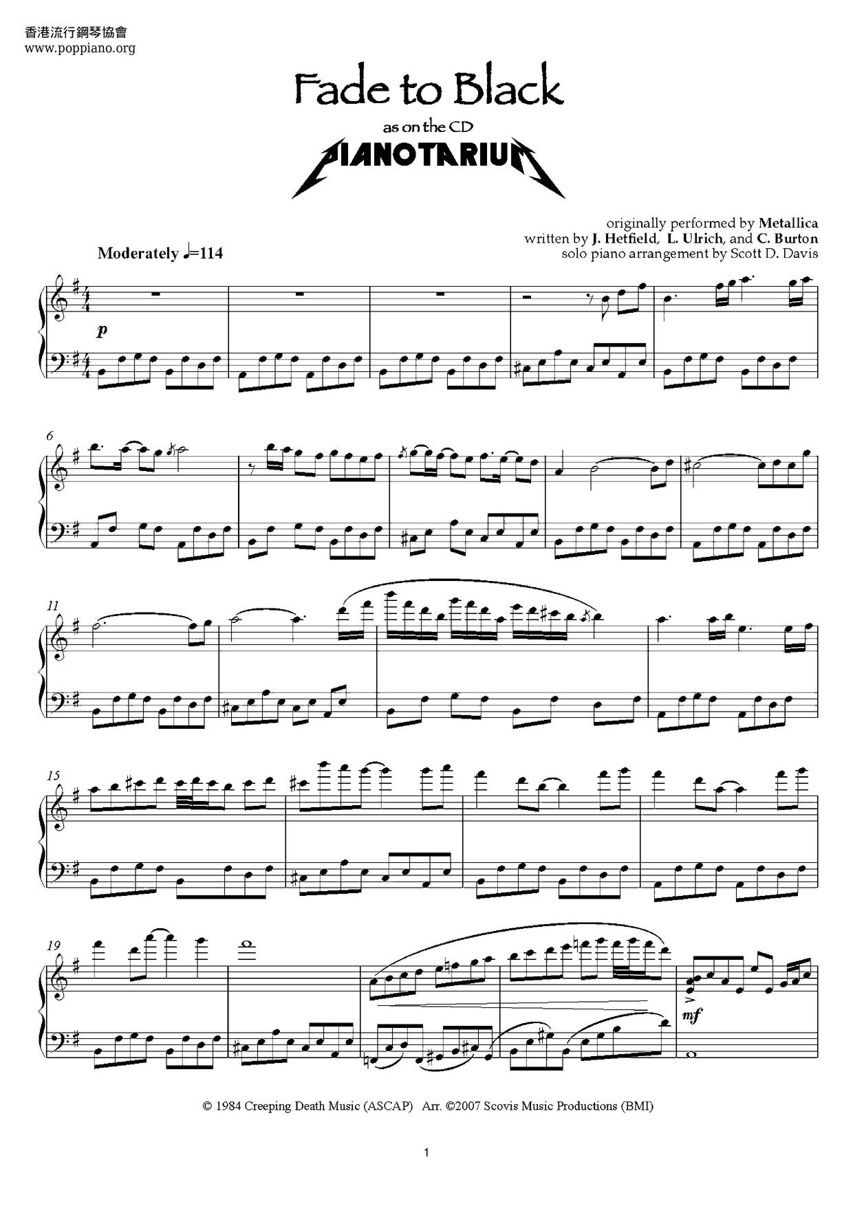 Solo Piano Book 133 Pages Score