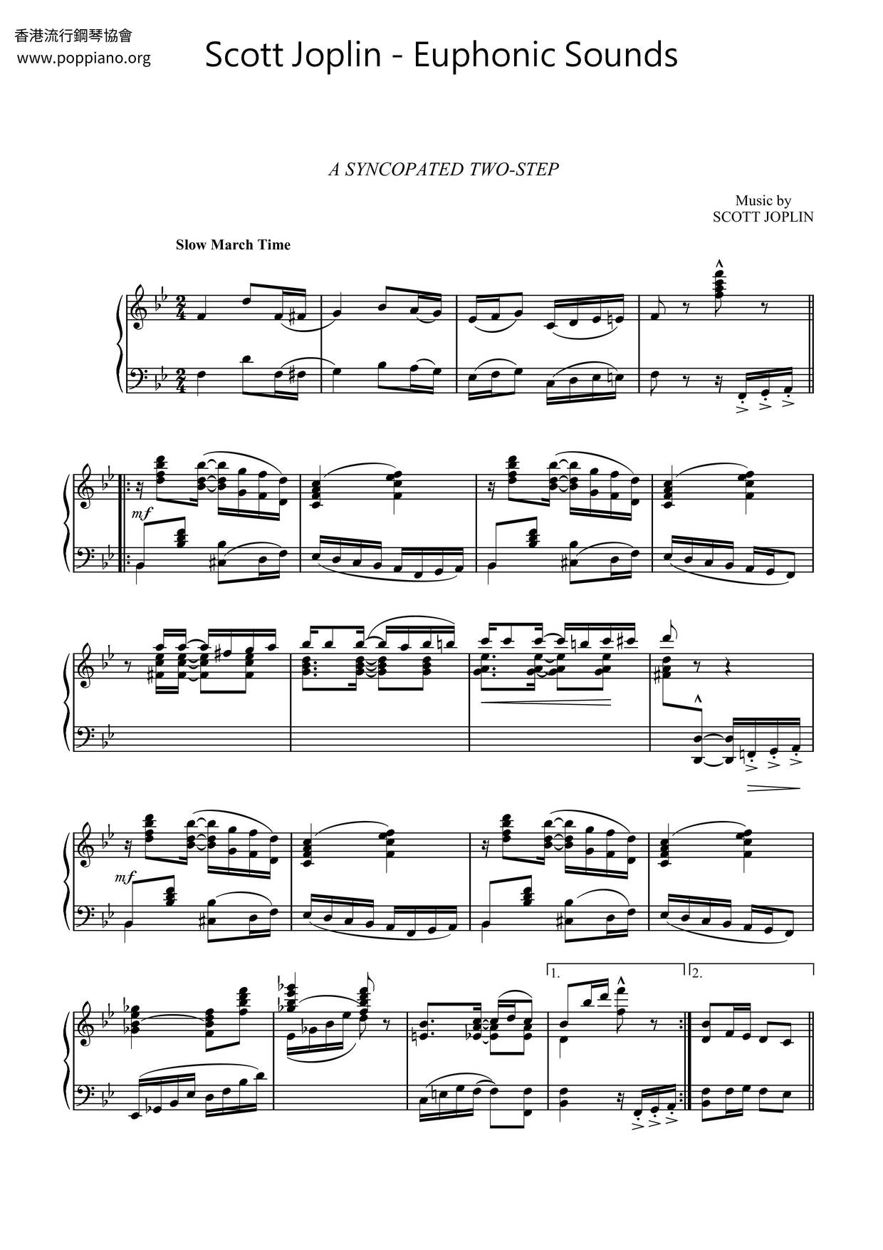 Euphonic Sounds琴譜