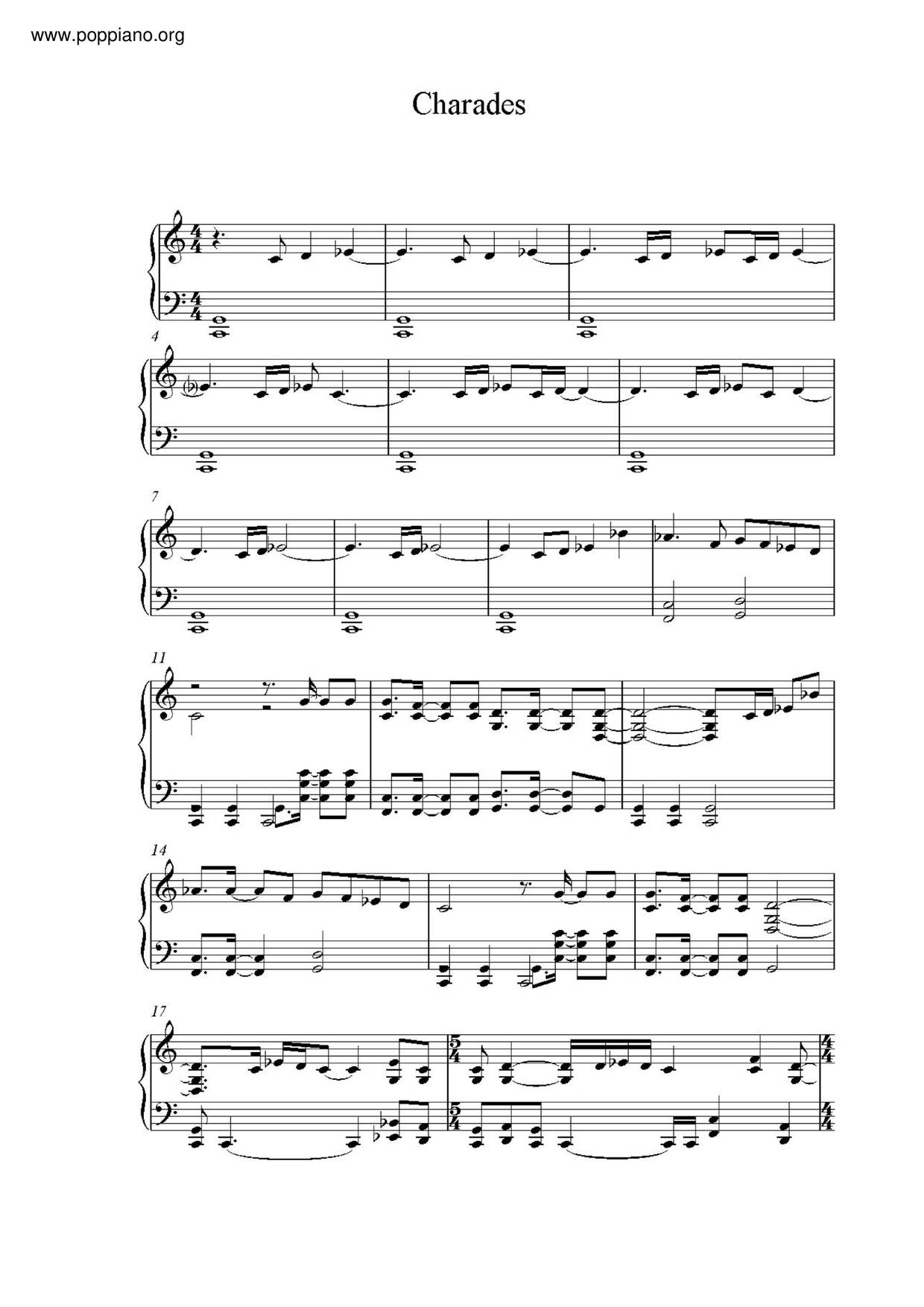 Charades Score