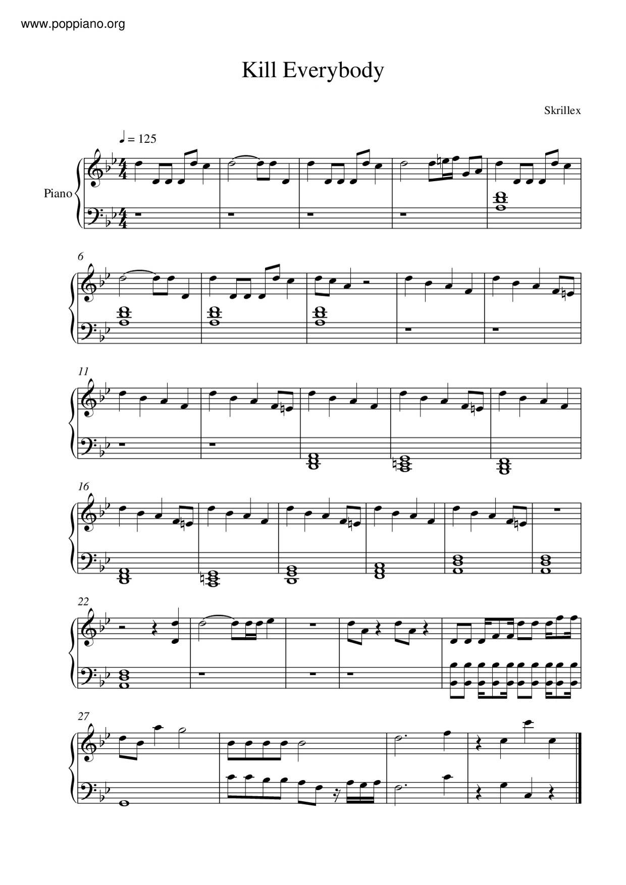 Kill Everybody Score