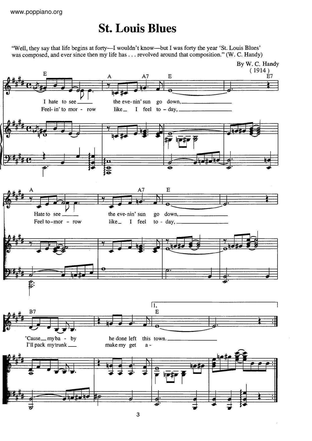 St. Louis Blues Score
