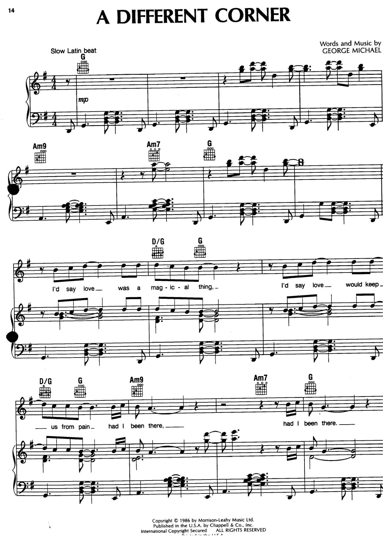 A Different Corner Score
