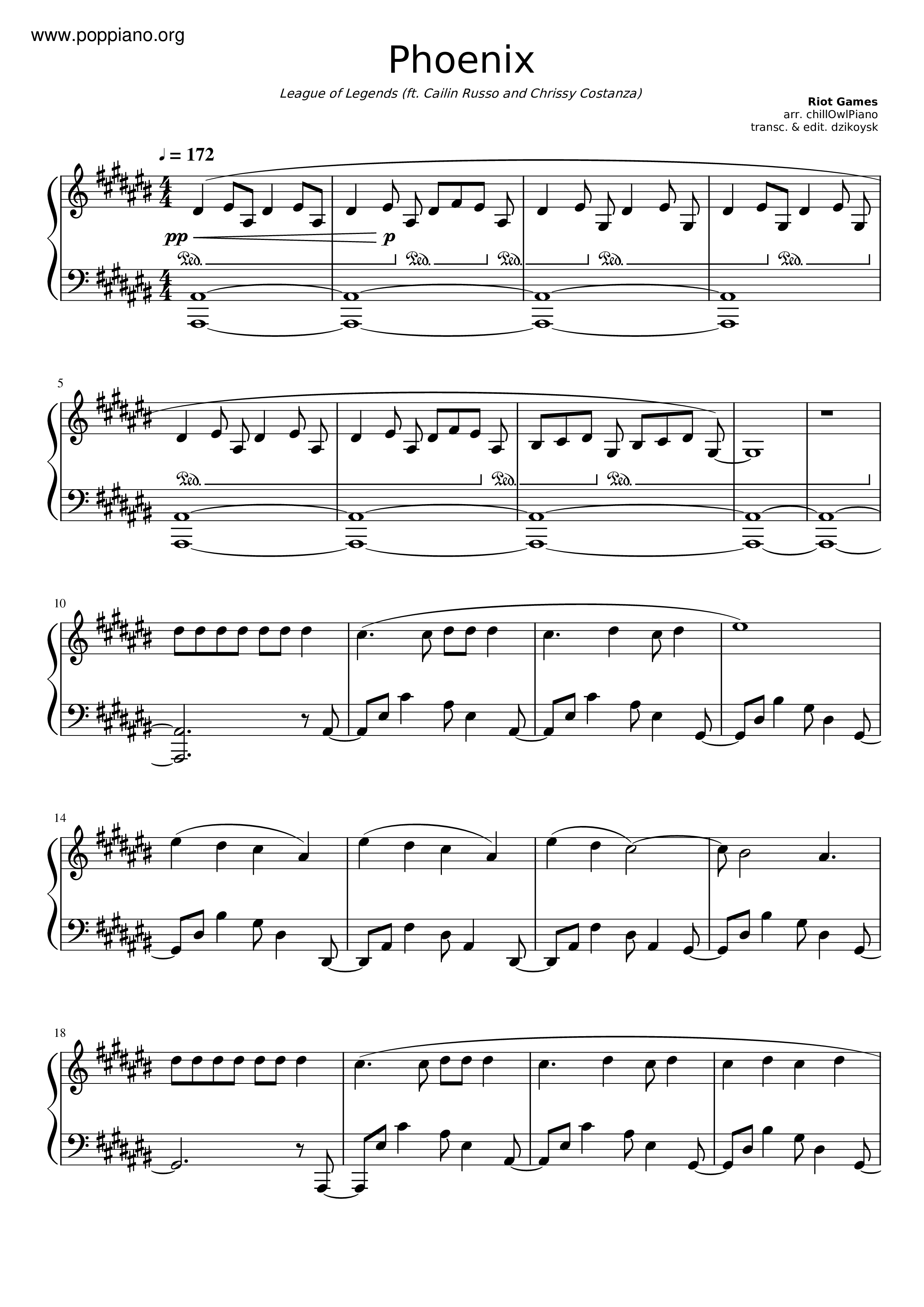 League of Legends ‒ Phoenix Score