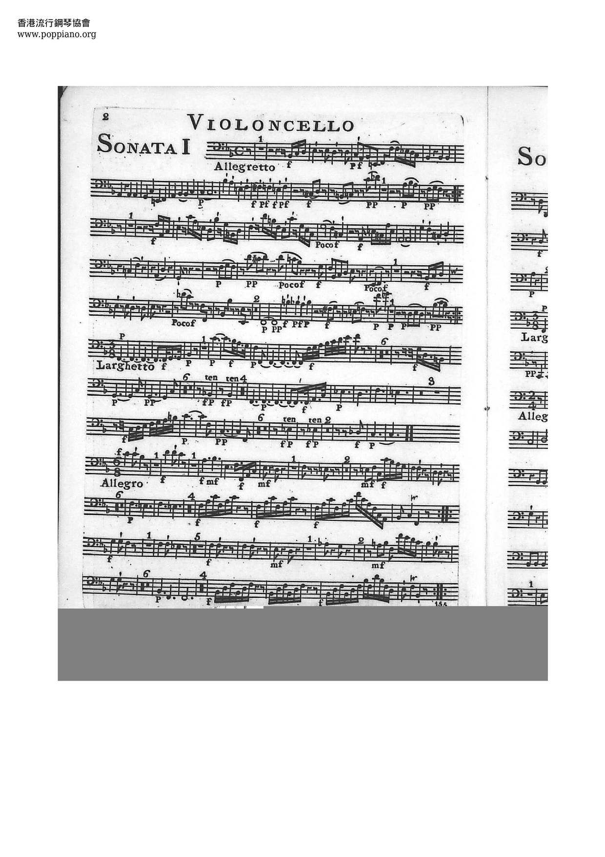6 Trio Sonatas Score